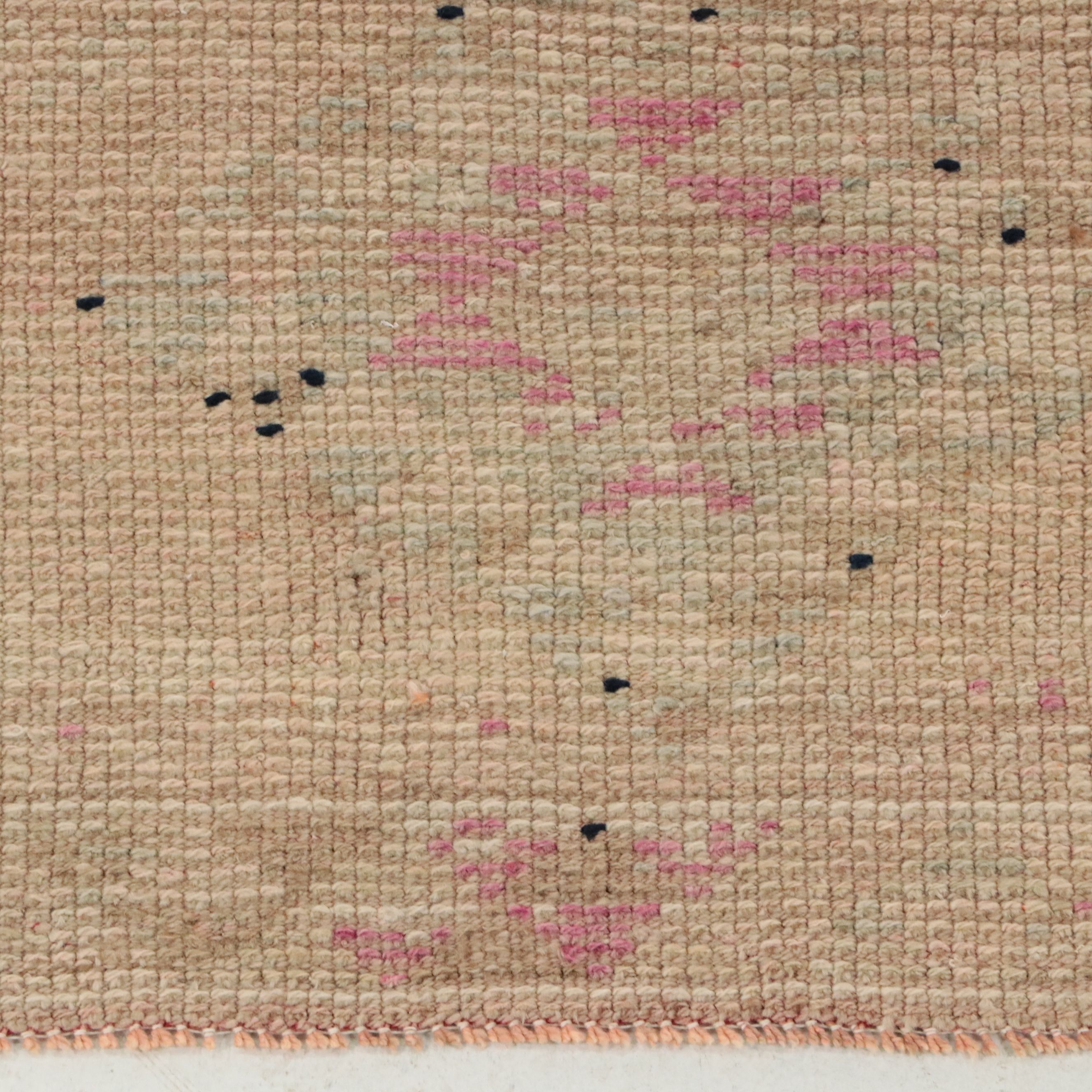 2'7 x 9'11 Hand-Knotted Turkish Anatolian Village Carpet Runner