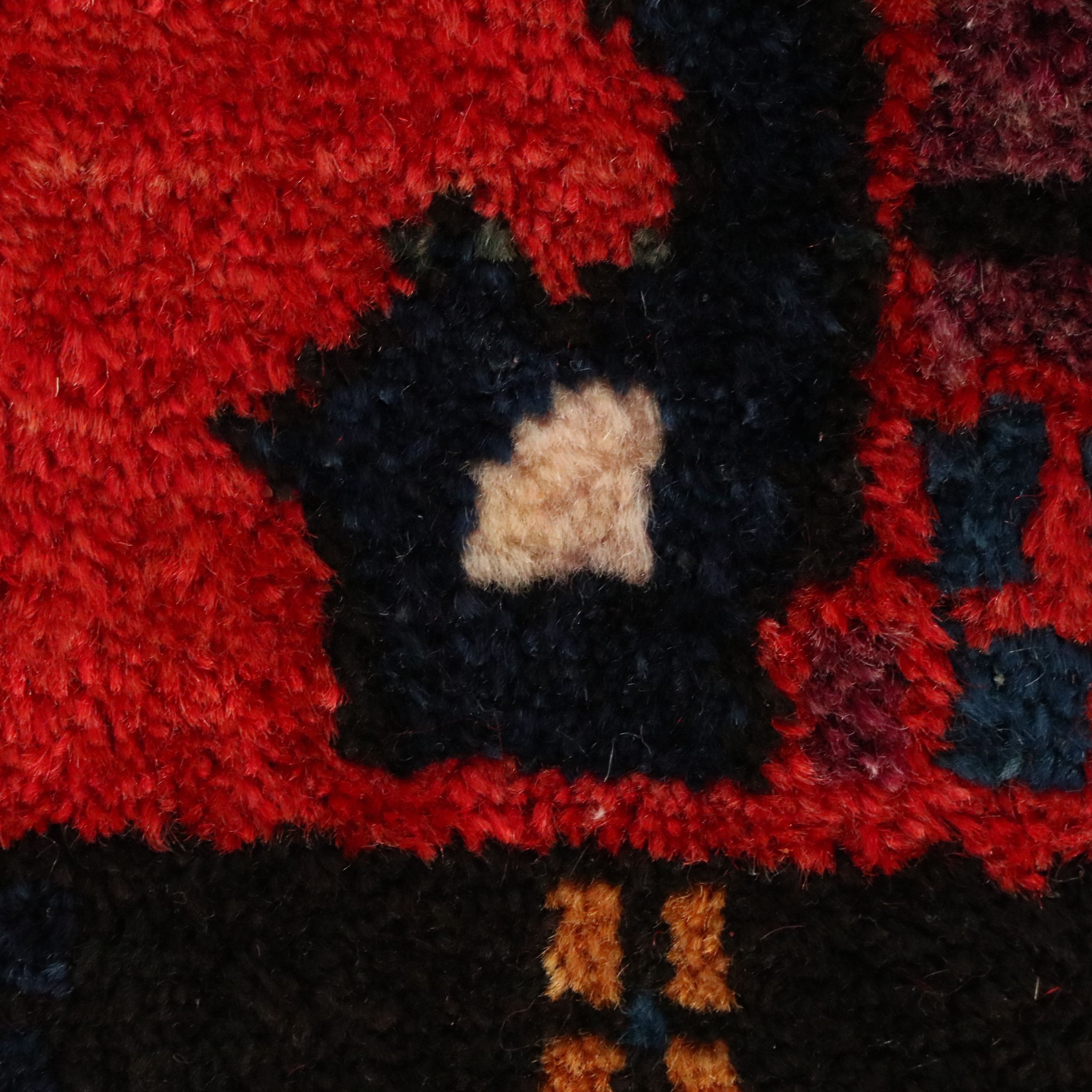 5'7 x 10'3 Hand-Knotted Persian Kurdish Area Rug