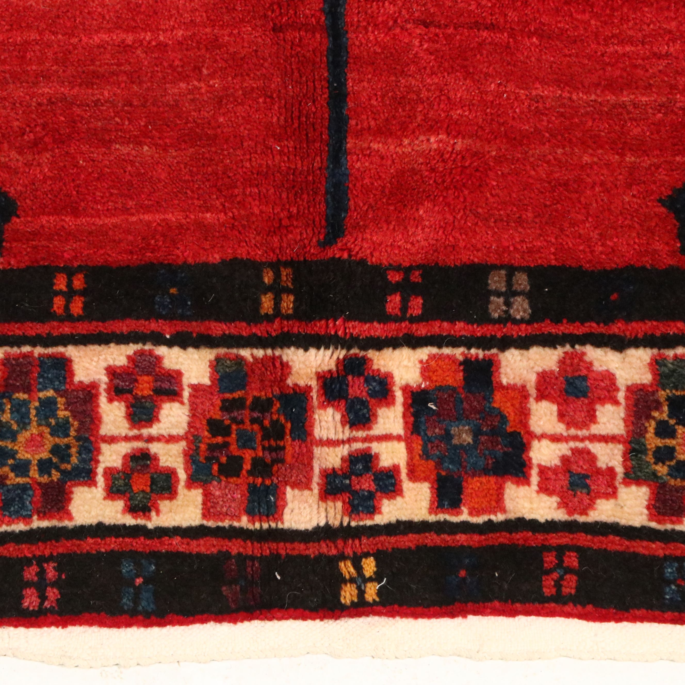 5'7 x 10'3 Hand-Knotted Persian Kurdish Area Rug