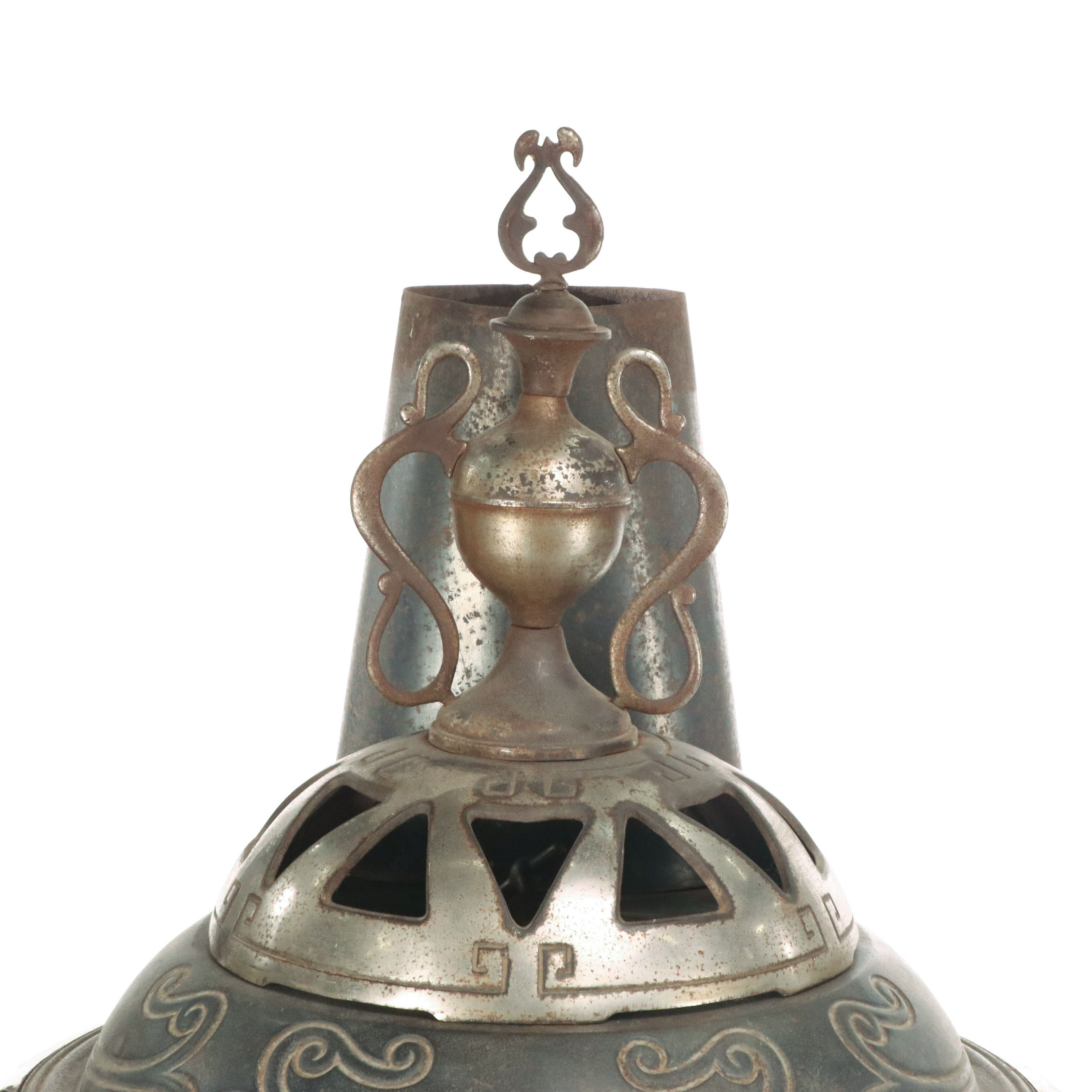 Indianapolis Stove Co. "Indian Oak 191" Cast Iron Parlor Stove