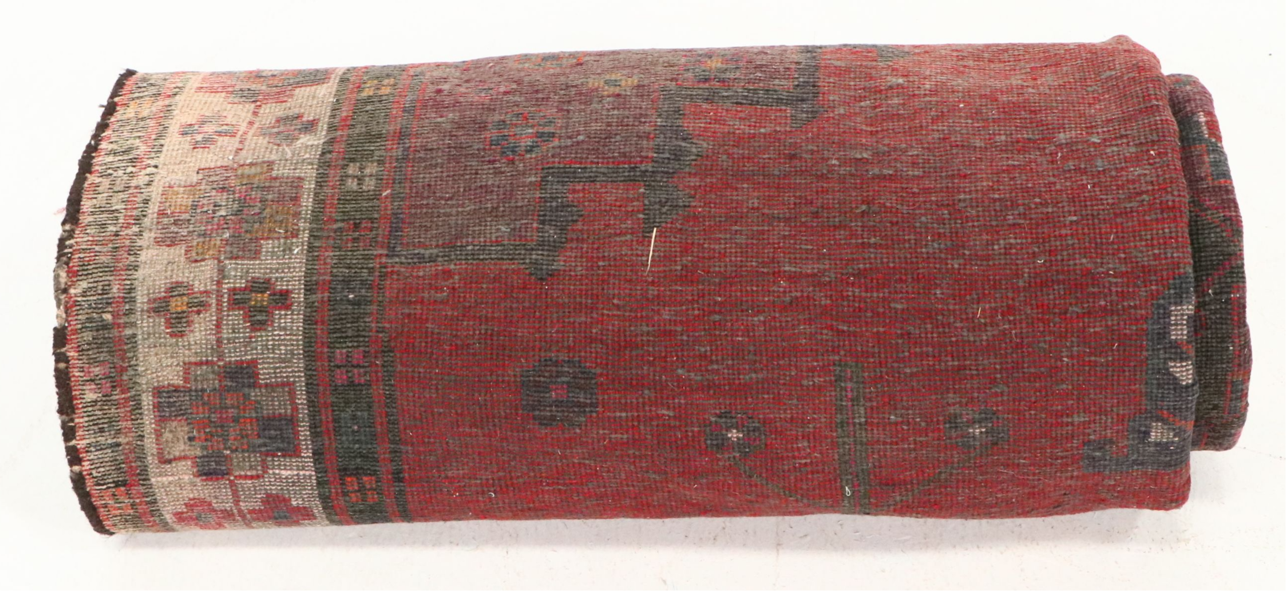 5'7 x 10'3 Hand-Knotted Persian Kurdish Area Rug