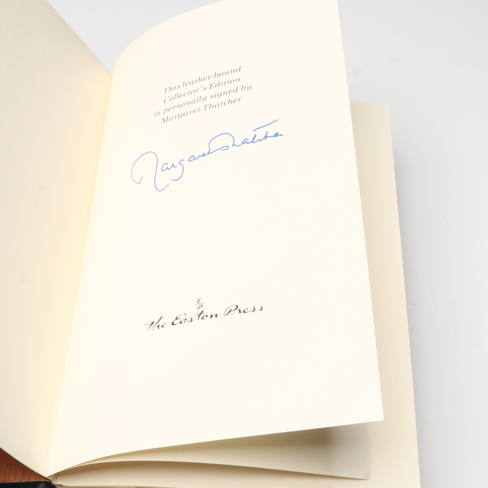 Signed "The Downing Street Years" by Margaret Thatcher, 1994