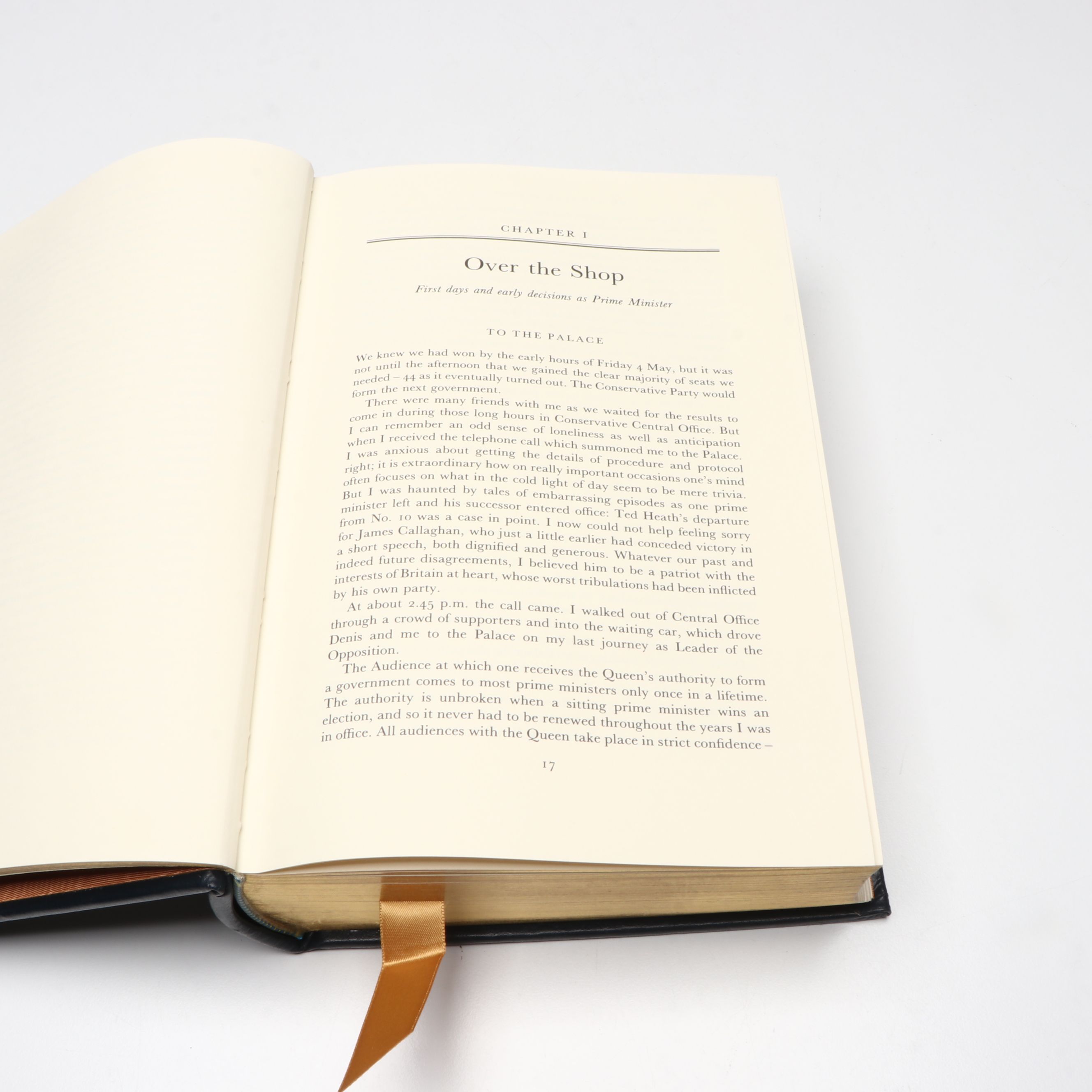 Signed "The Downing Street Years" by Margaret Thatcher, 1994