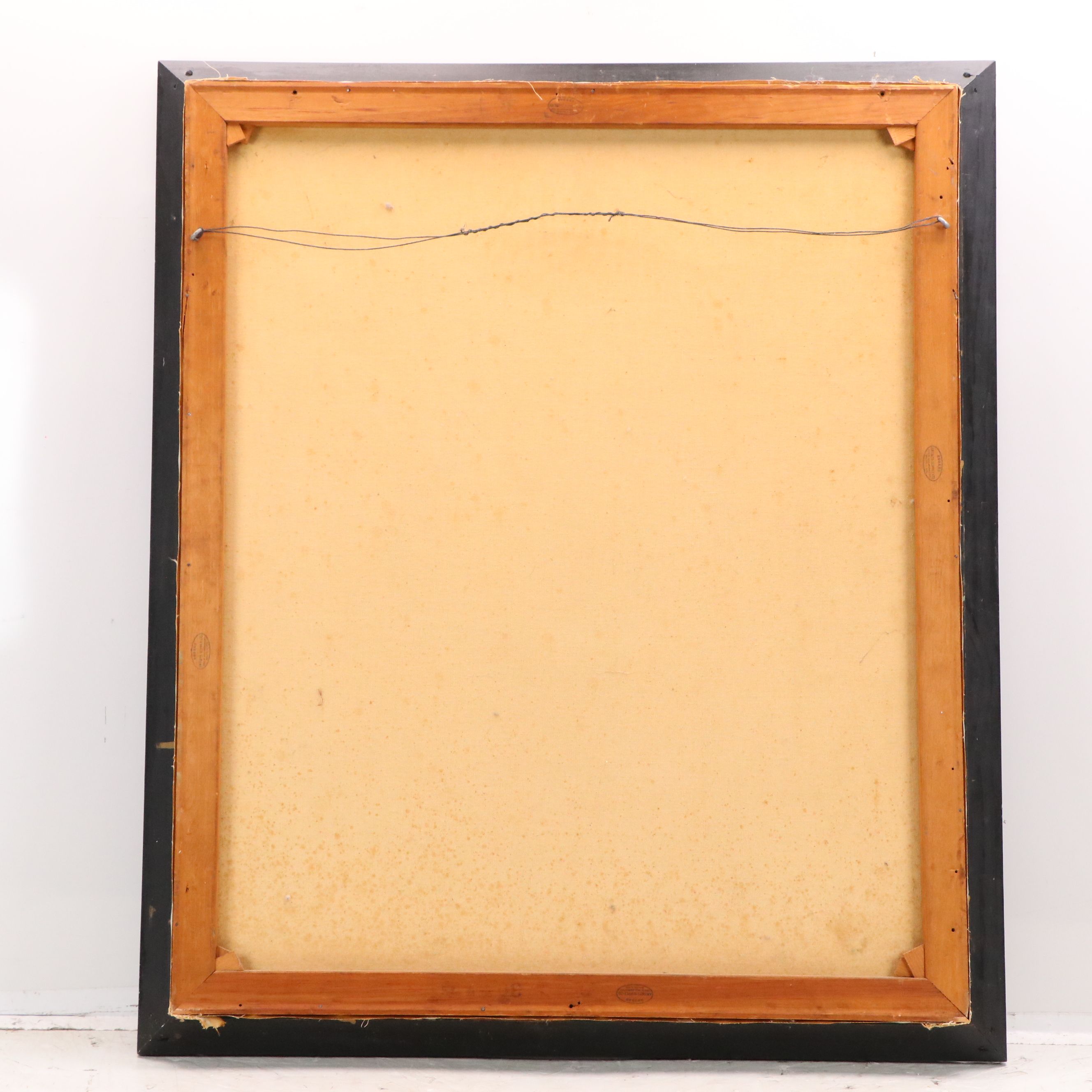 H. Soper Oil Portrait of Young Woman with Spaniel, Circa Early 20th Century