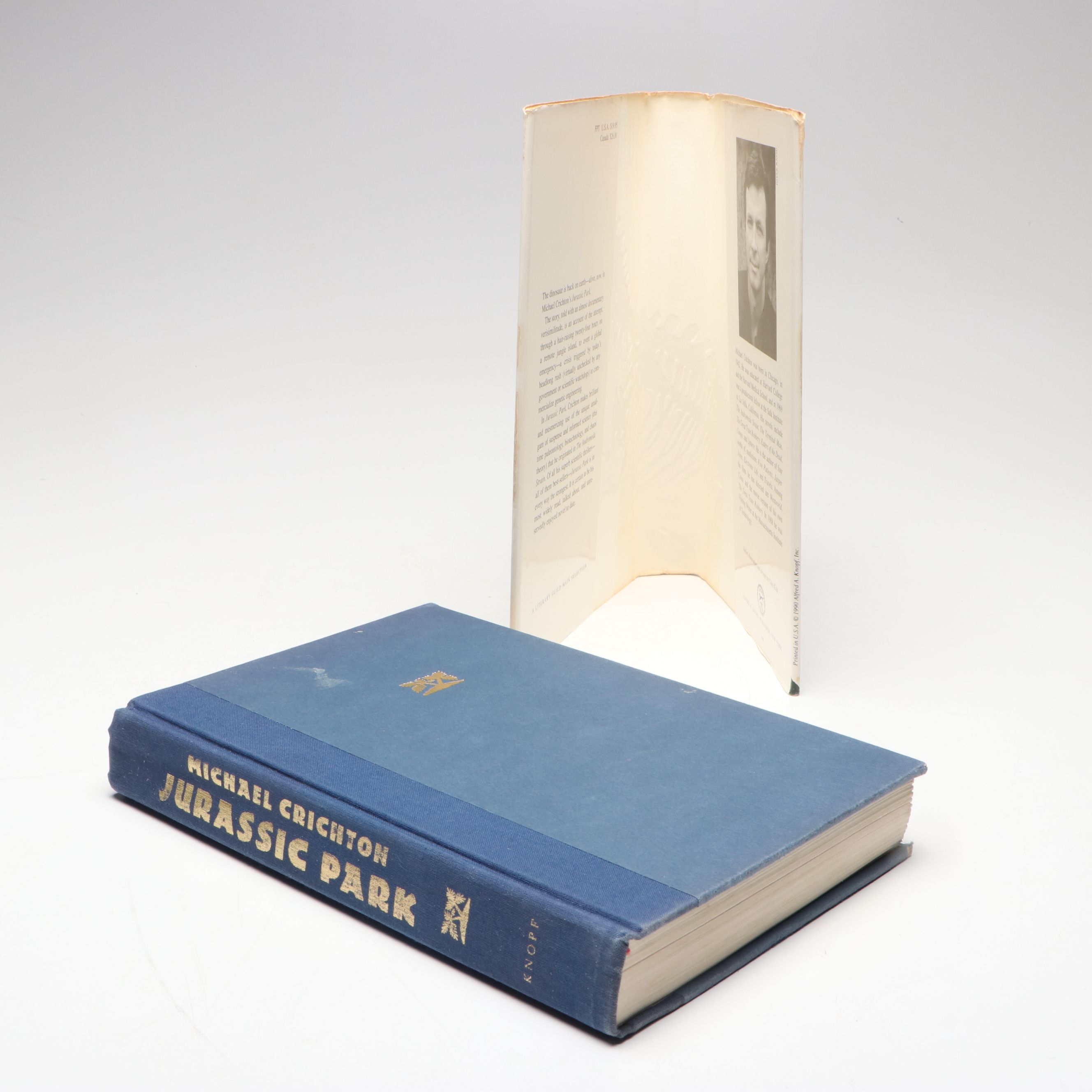 First Trade Edition "Jurassic Park" by Michael Crichton, 1990