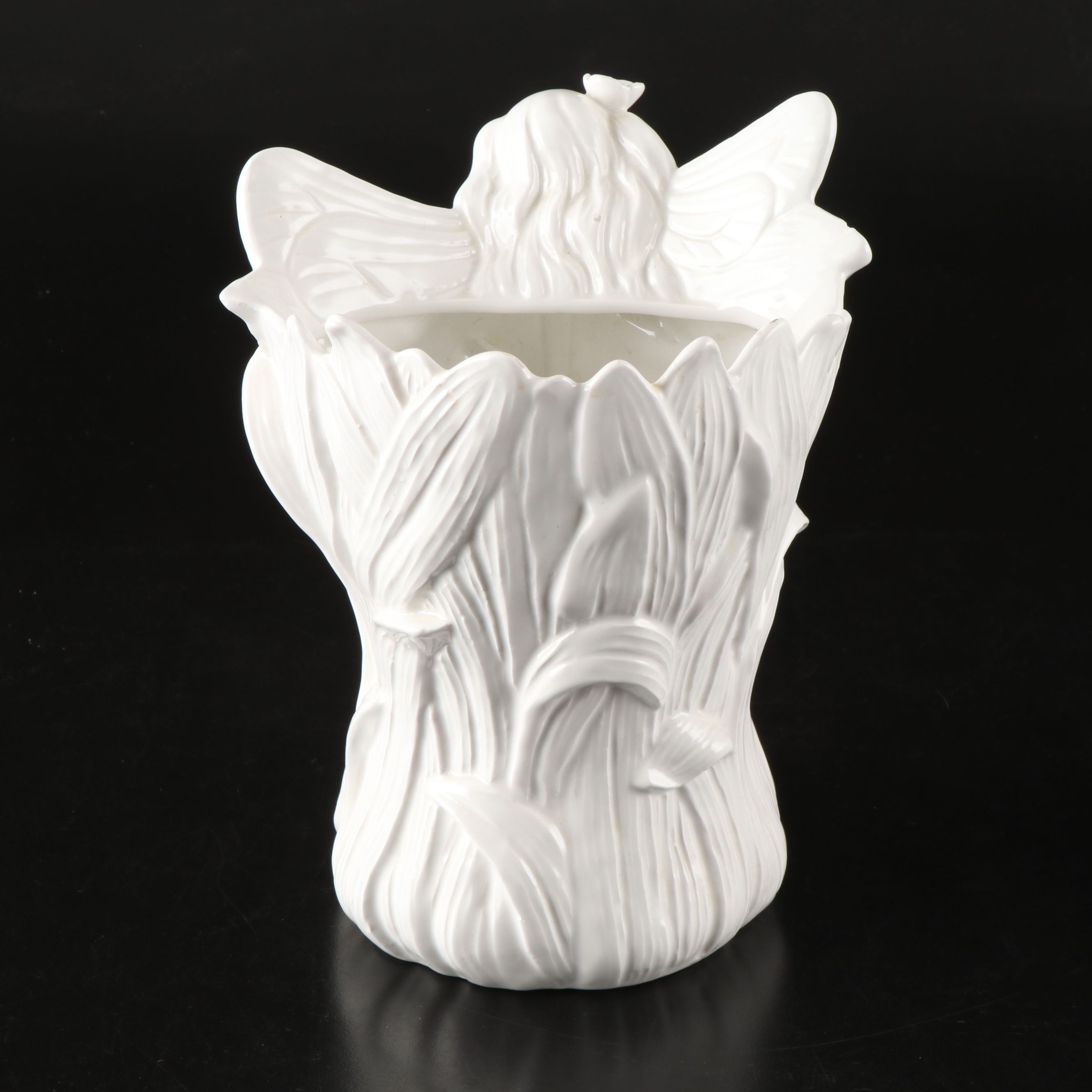 Fitz & Floyd "Fairies" Ceramic Mirror, Vase, Candle Holder and More Accessories