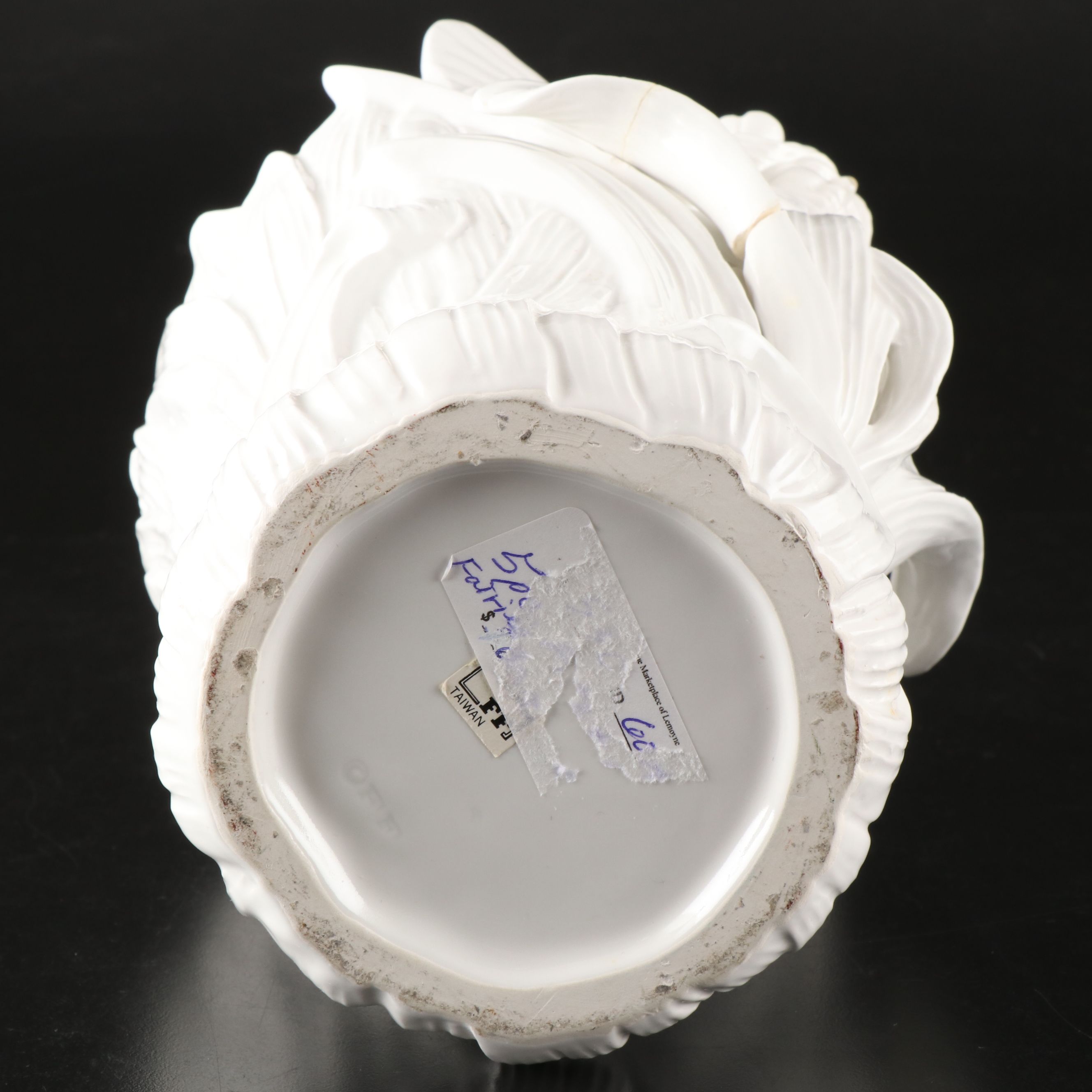 Fitz & Floyd "Fairies" Ceramic Mirror, Vase, Candle Holder and More Accessories