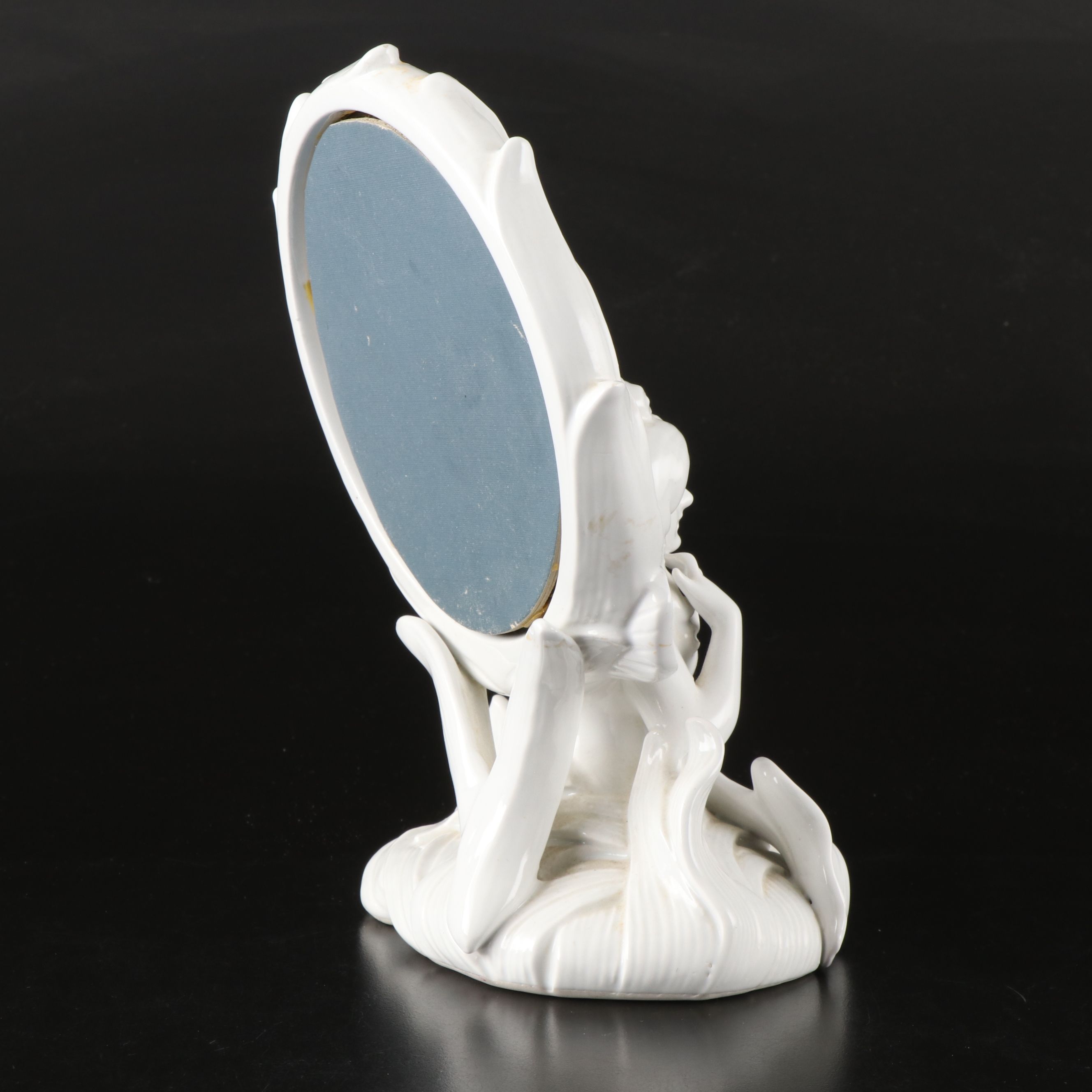Fitz & Floyd "Fairies" Ceramic Mirror, Vase, Candle Holder and More Accessories