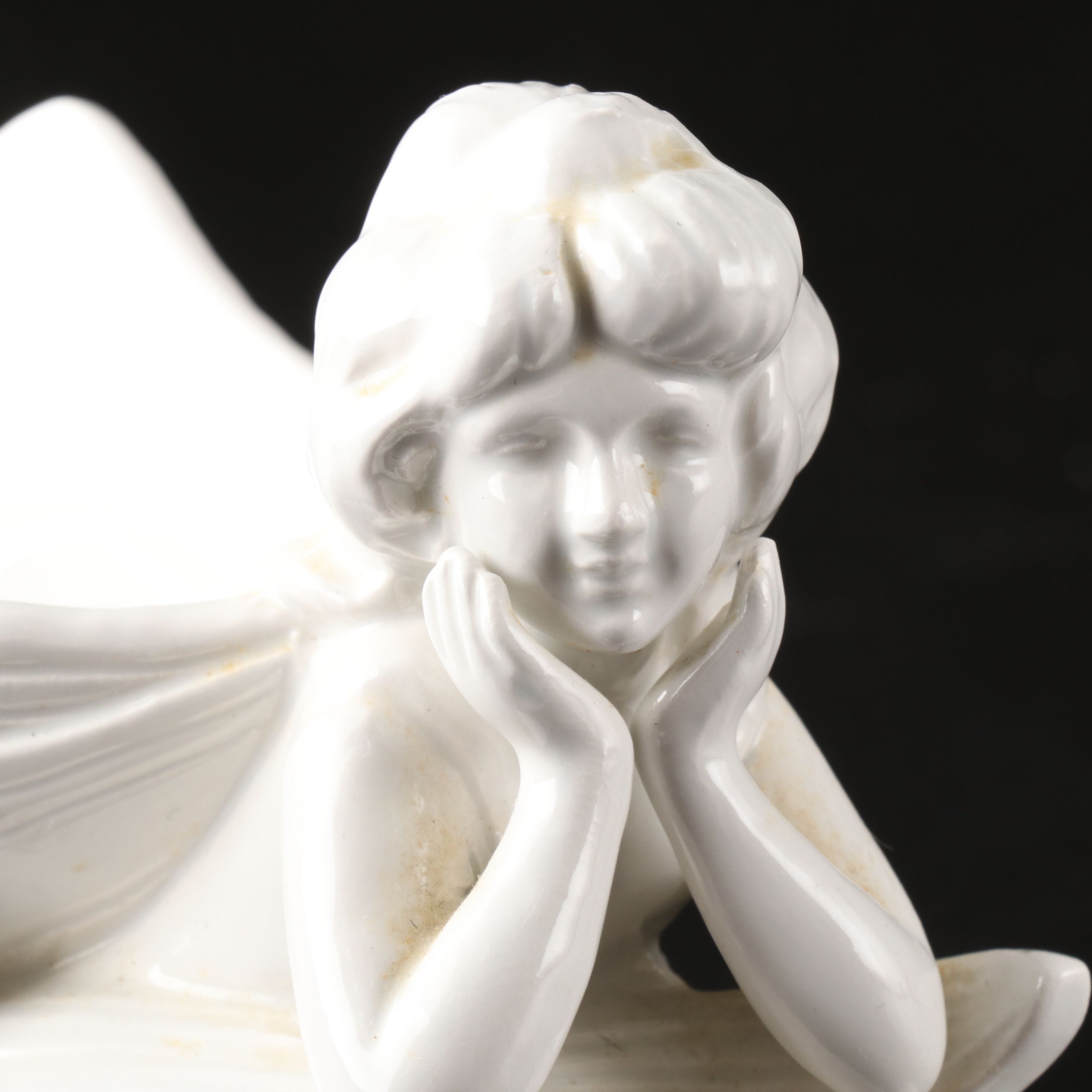 Fitz & Floyd "Fairies" Ceramic Mirror, Vase, Candle Holder and More Accessories