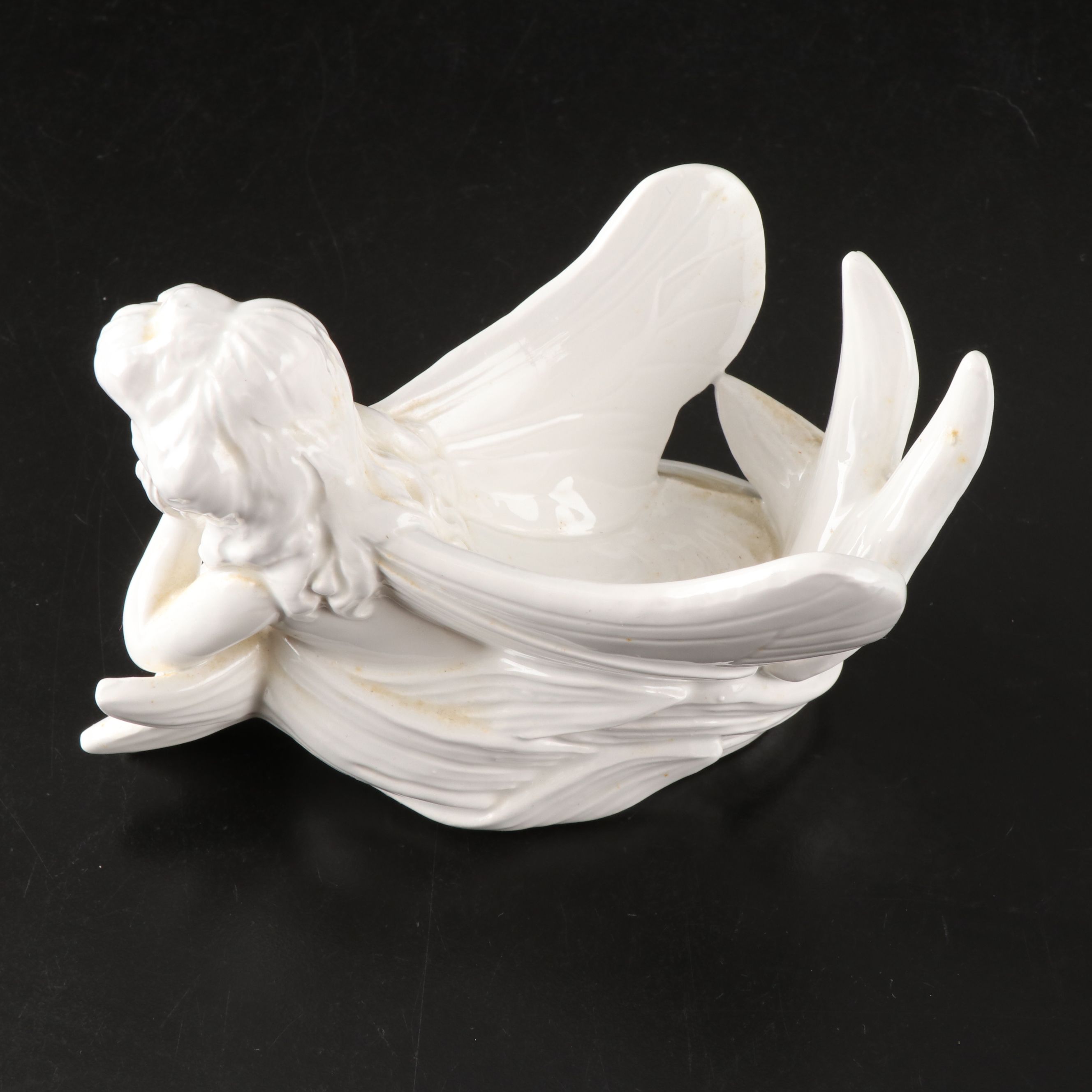 Fitz & Floyd "Fairies" Ceramic Mirror, Vase, Candle Holder and More Accessories