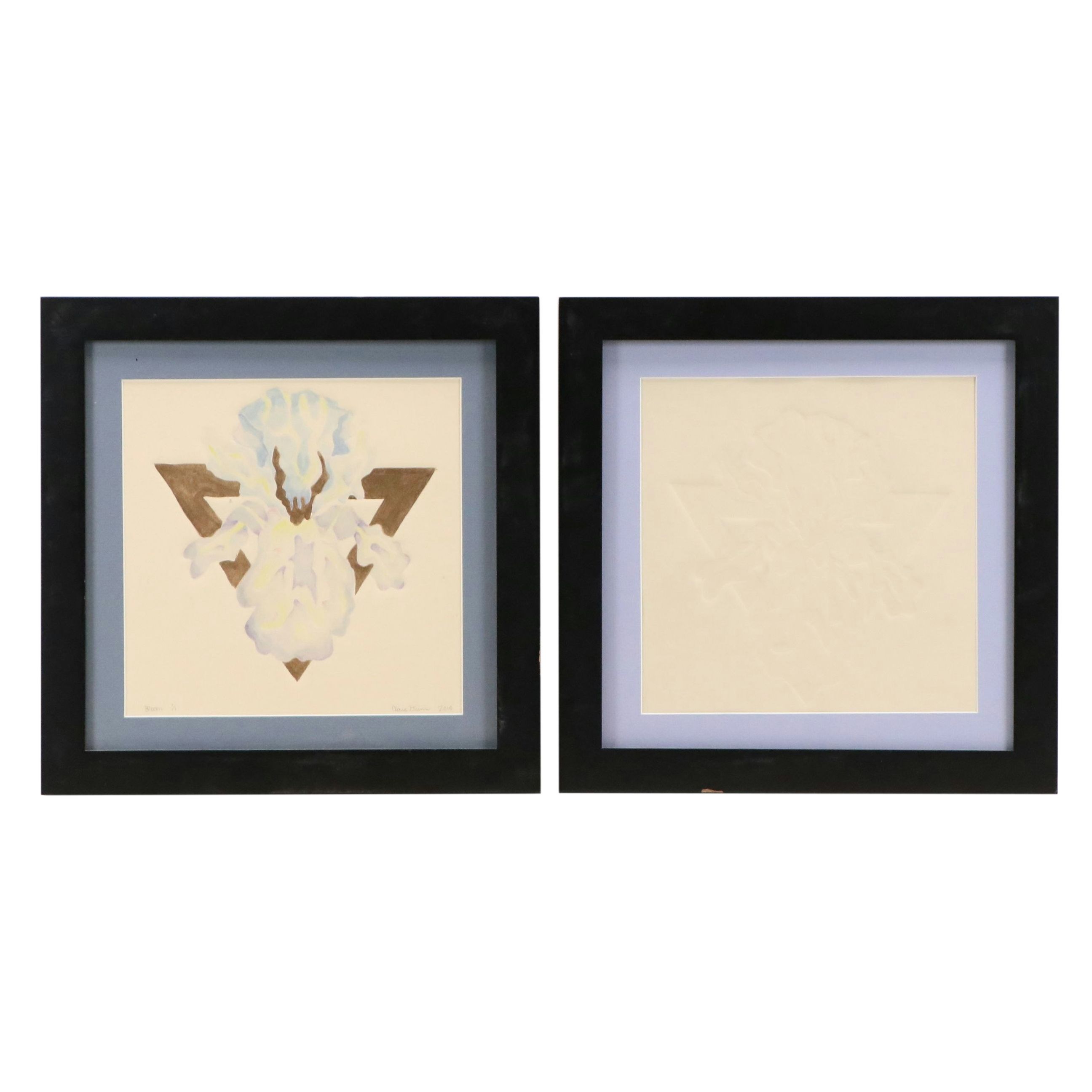 C. F. Dunn Mixed Media Embossings "Bloom," 2014