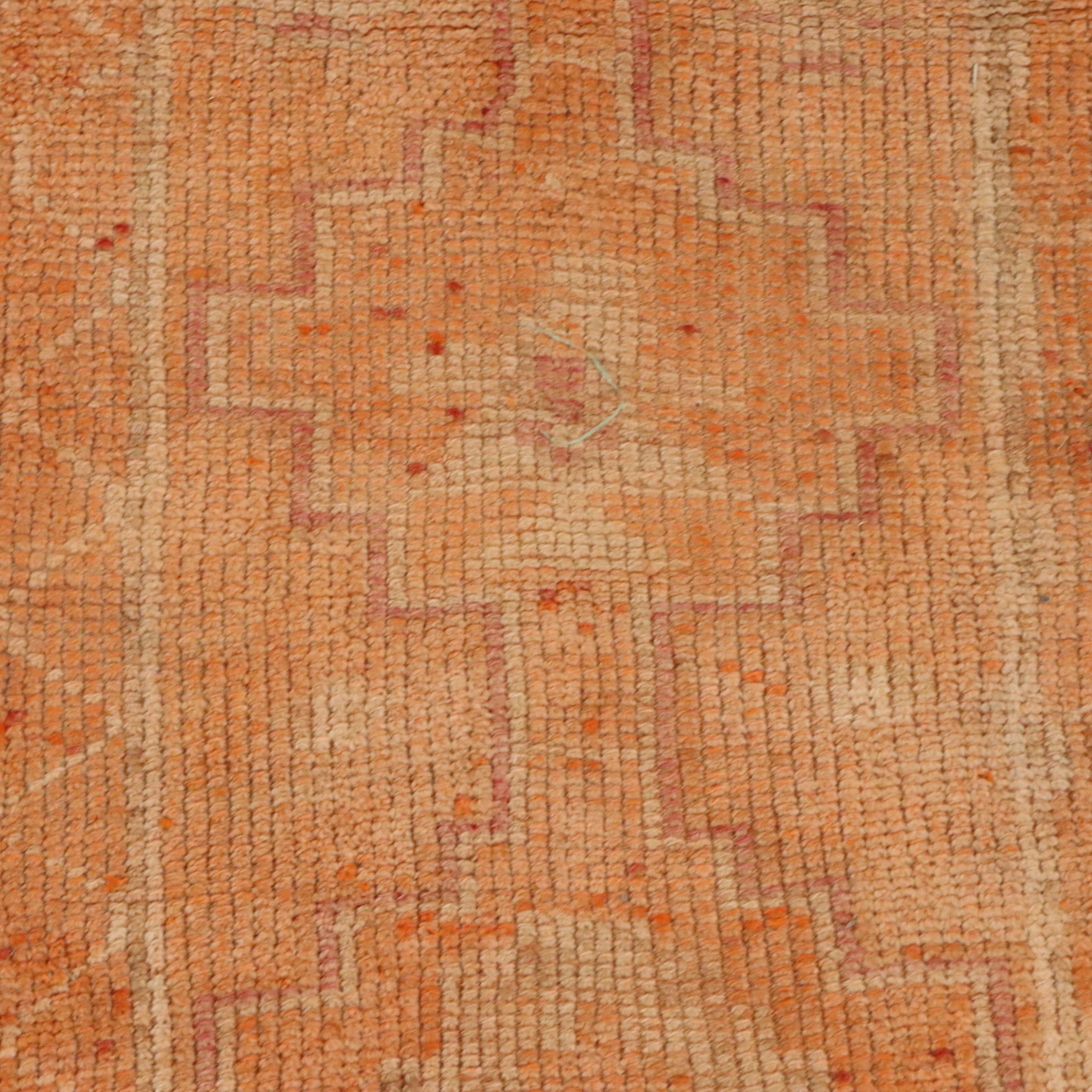 2'4 x 10'11 Hand-Knotted Turkish Anatolian Carpet Runner