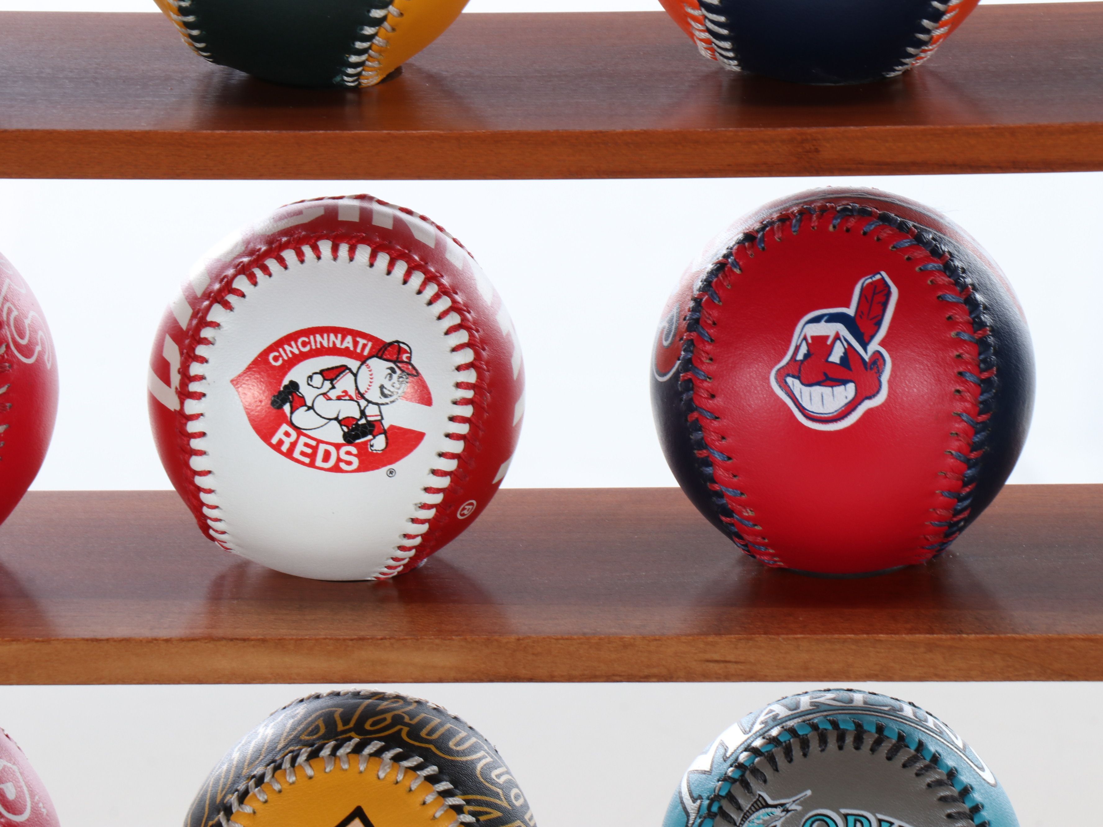 MLB Team Themed Baseballs with Display and More