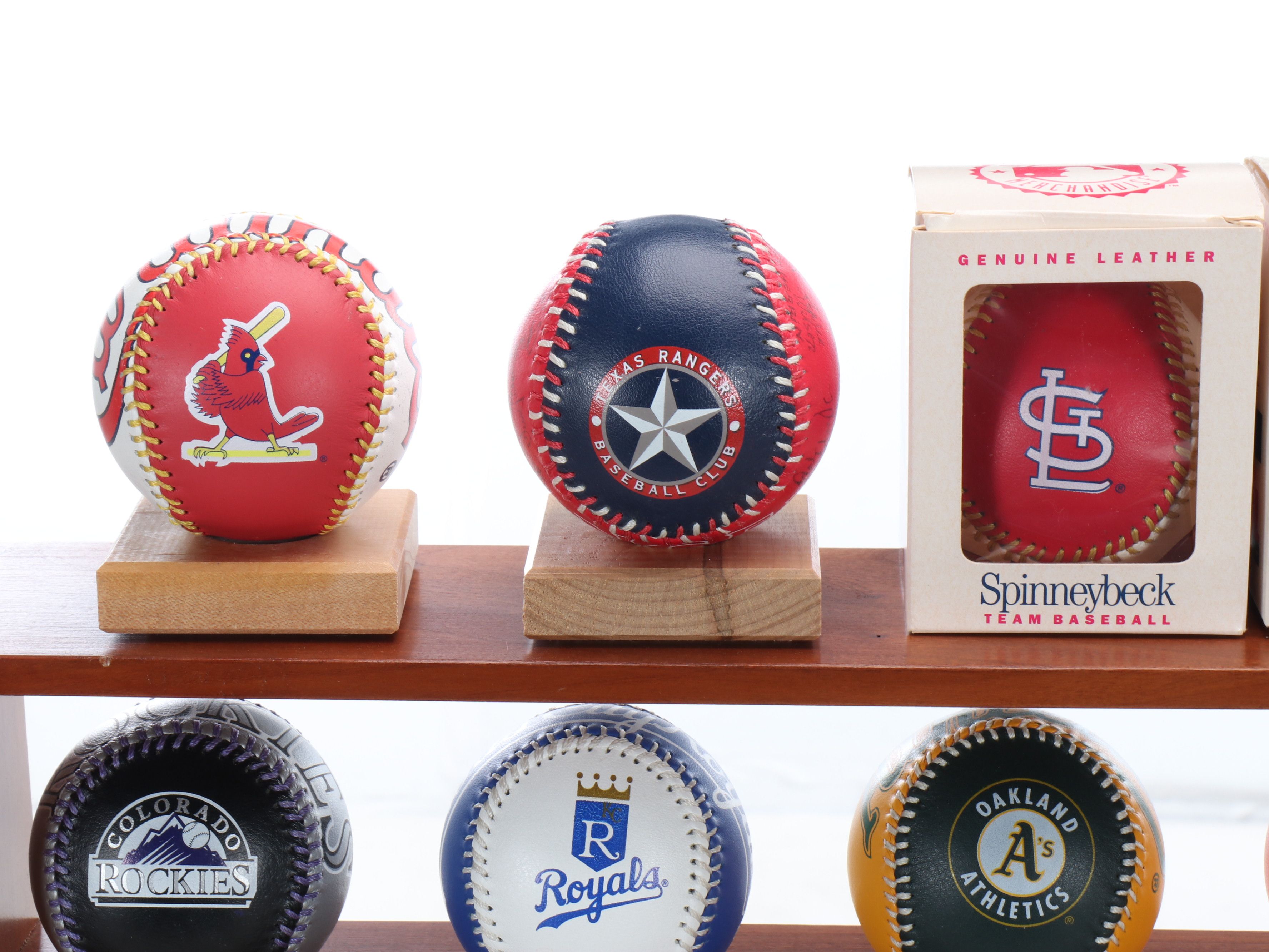 MLB Team Themed Baseballs with Display and More