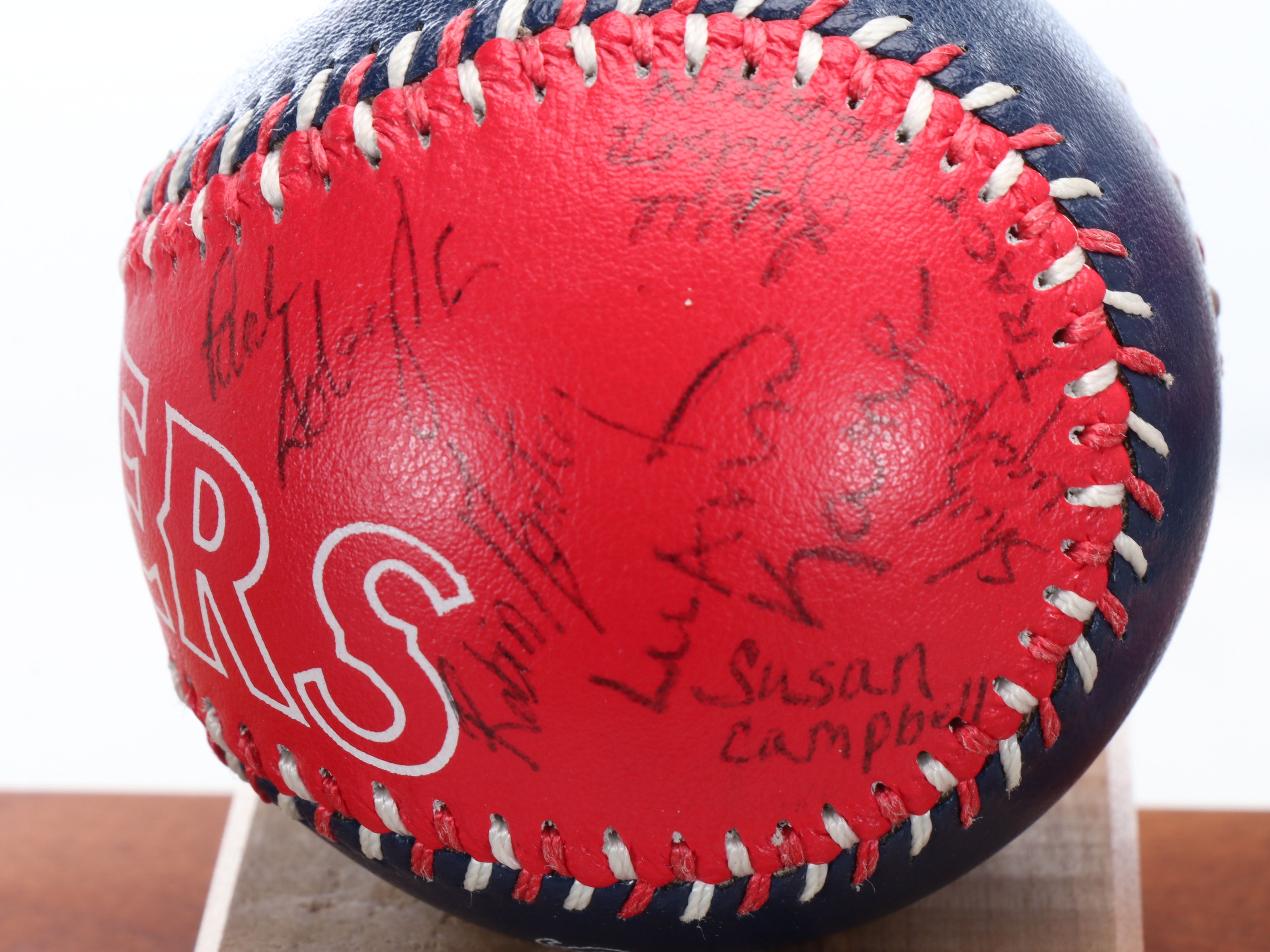 MLB Team Themed Baseballs with Display and More