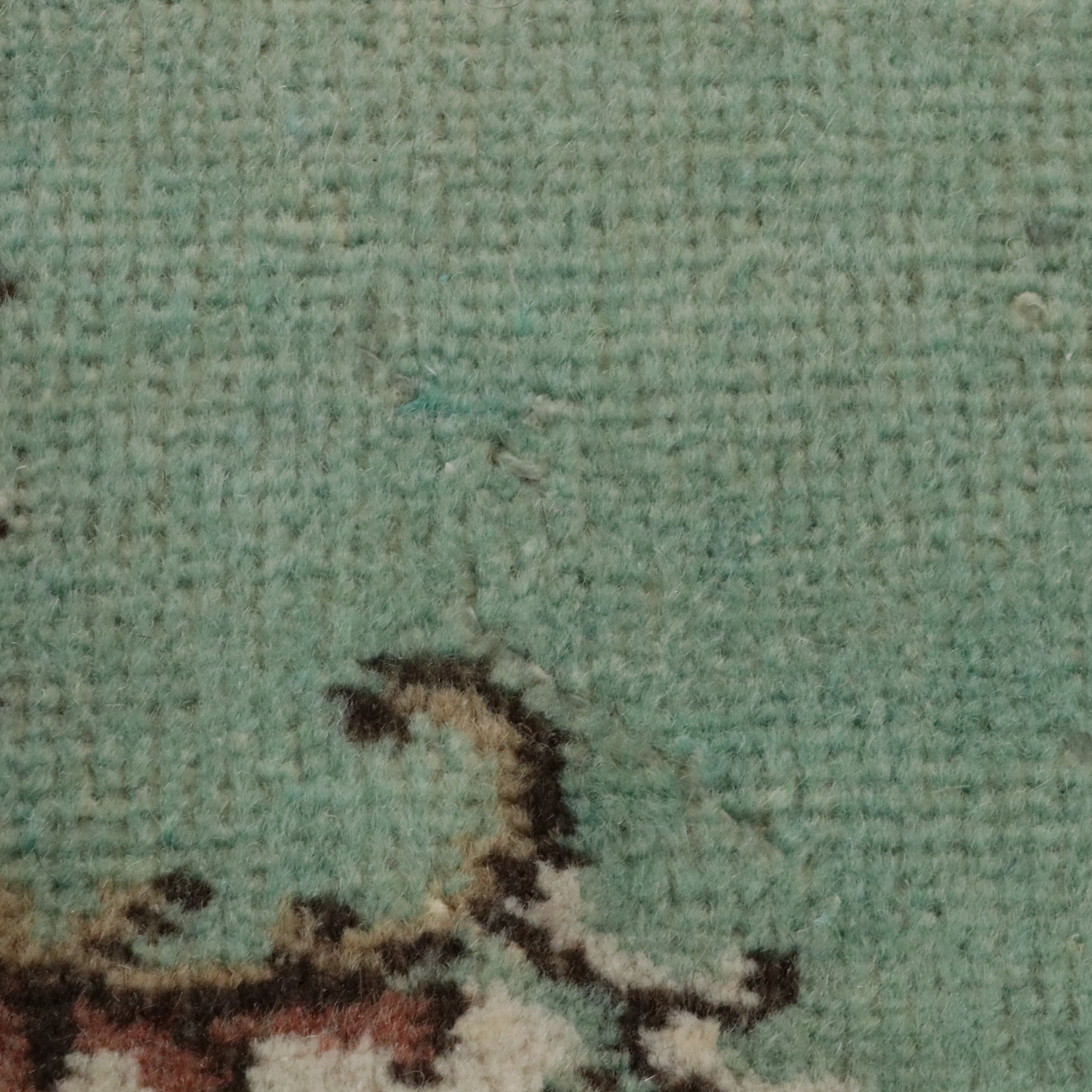 3'11 x 6'11 Hand-Knotted Turkish Anatolian Garden Medallion Area Rug