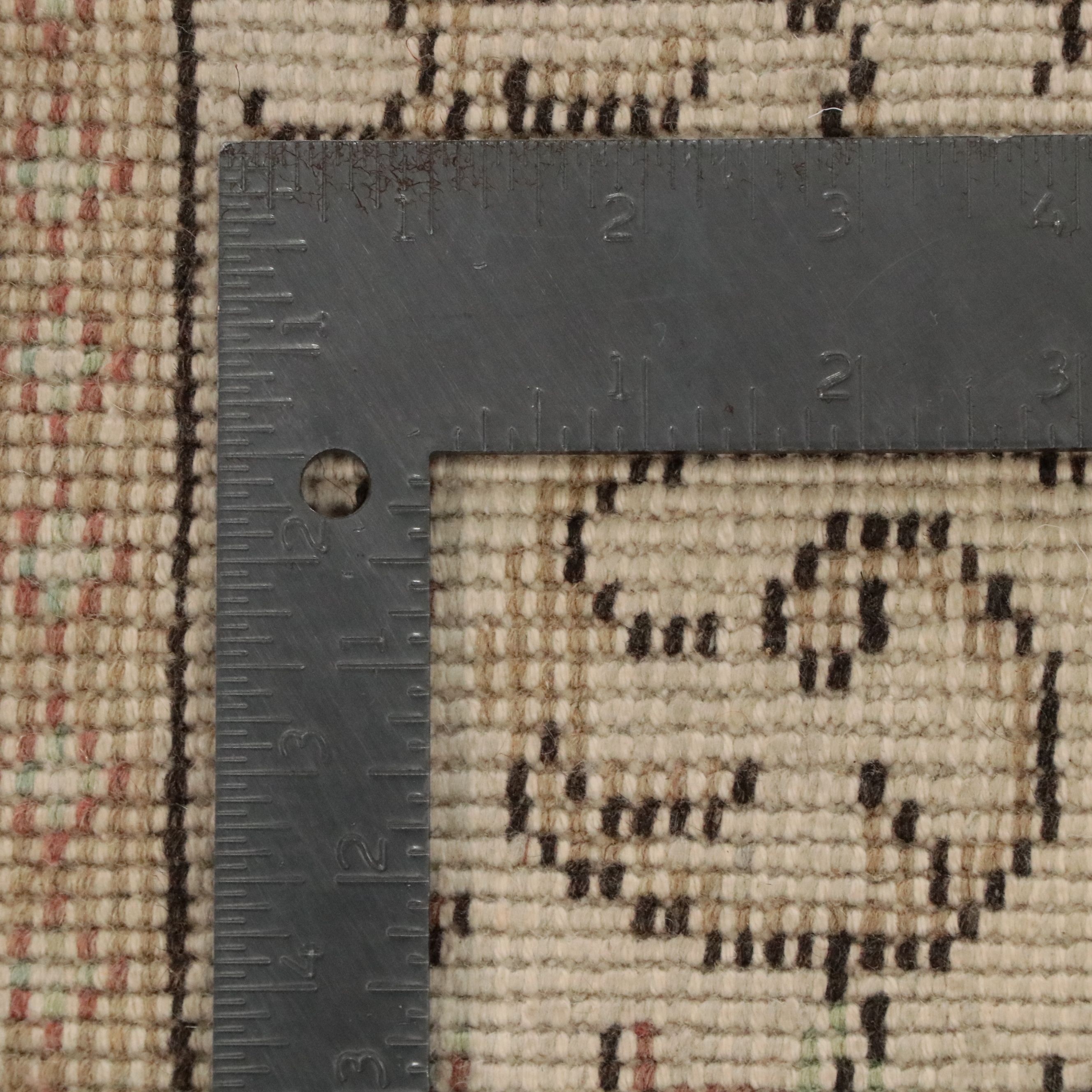 3'11 x 6'11 Hand-Knotted Turkish Anatolian Garden Medallion Area Rug