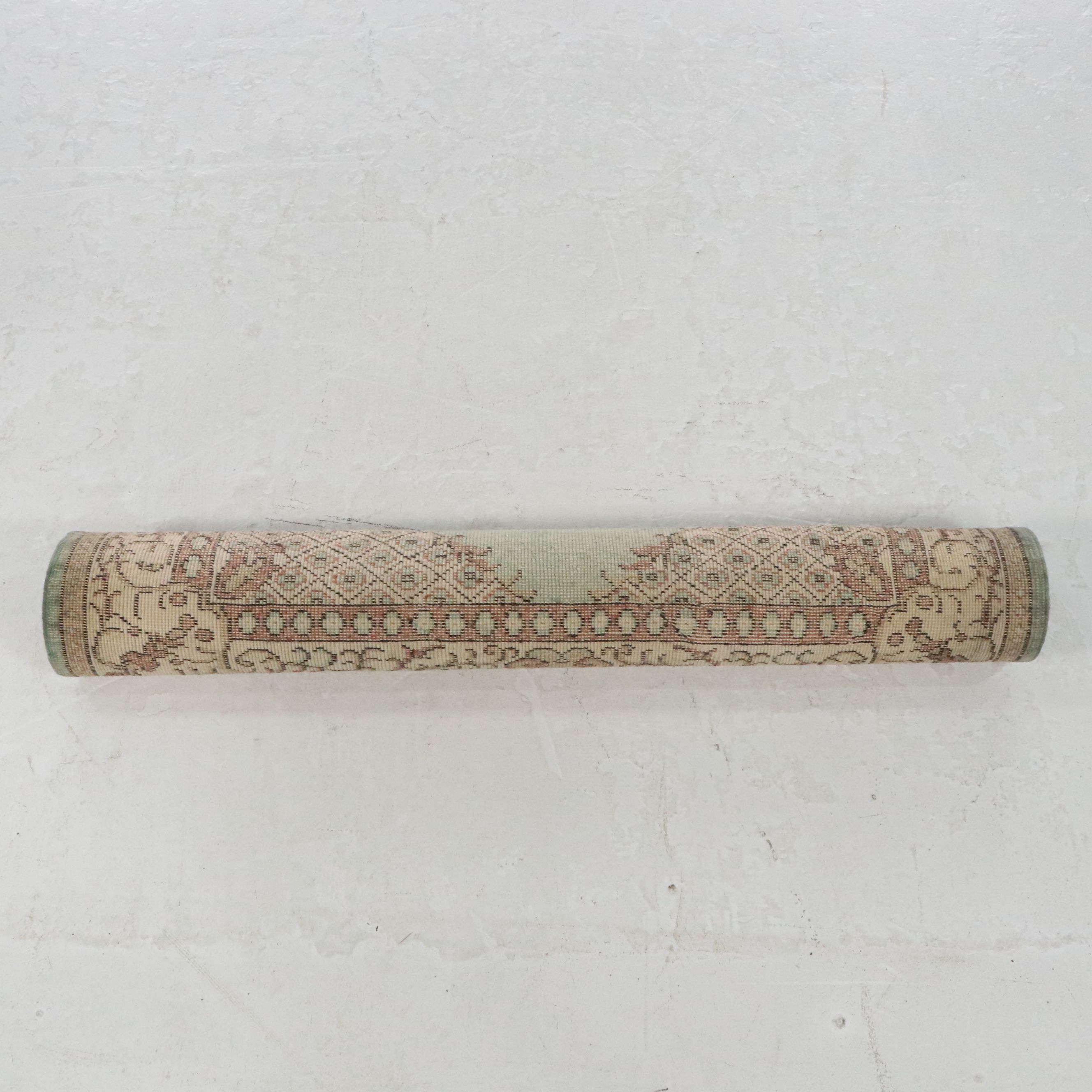 3'11 x 6'11 Hand-Knotted Turkish Anatolian Garden Medallion Area Rug