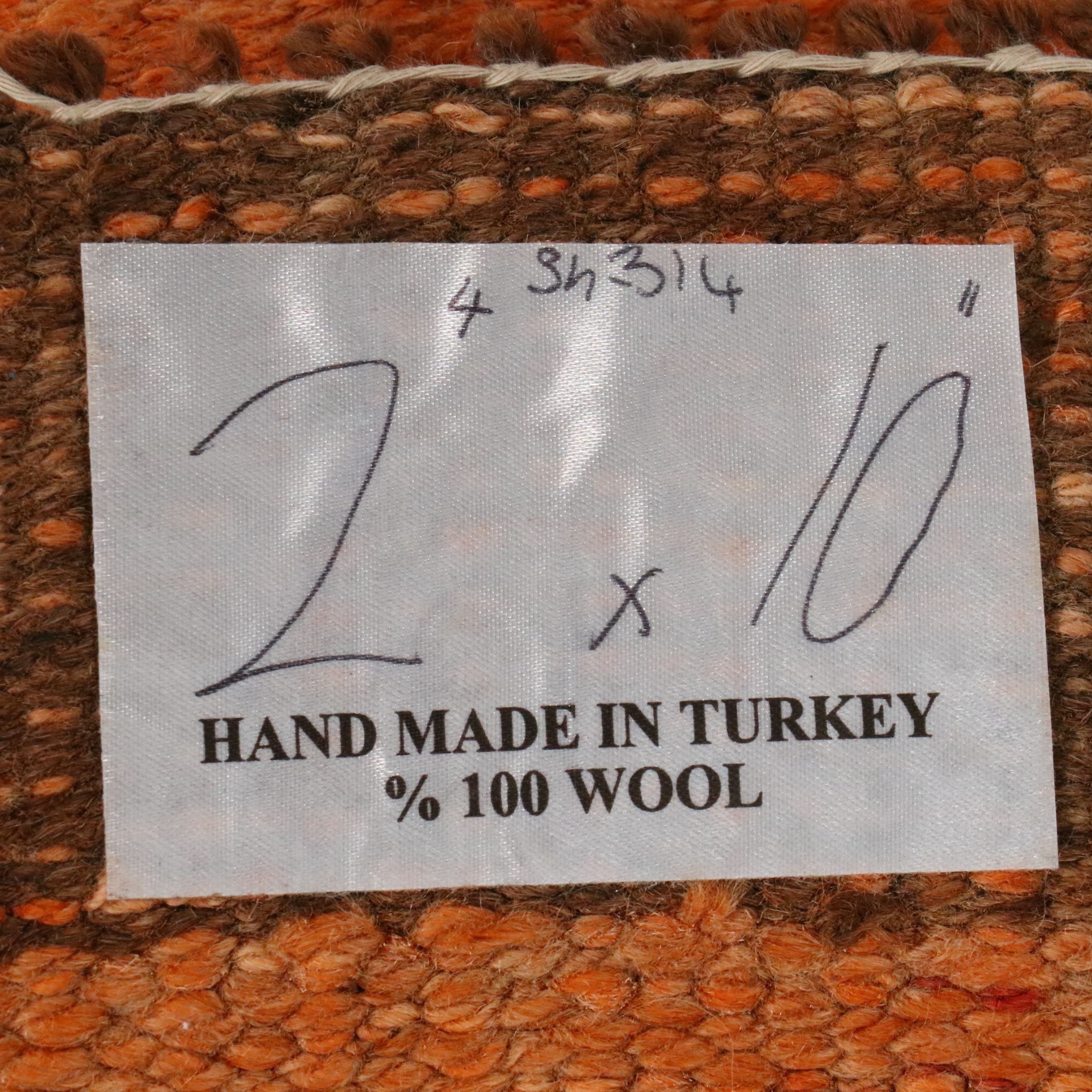 2'4 x 10'11 Hand-Knotted Turkish Anatolian Carpet Runner