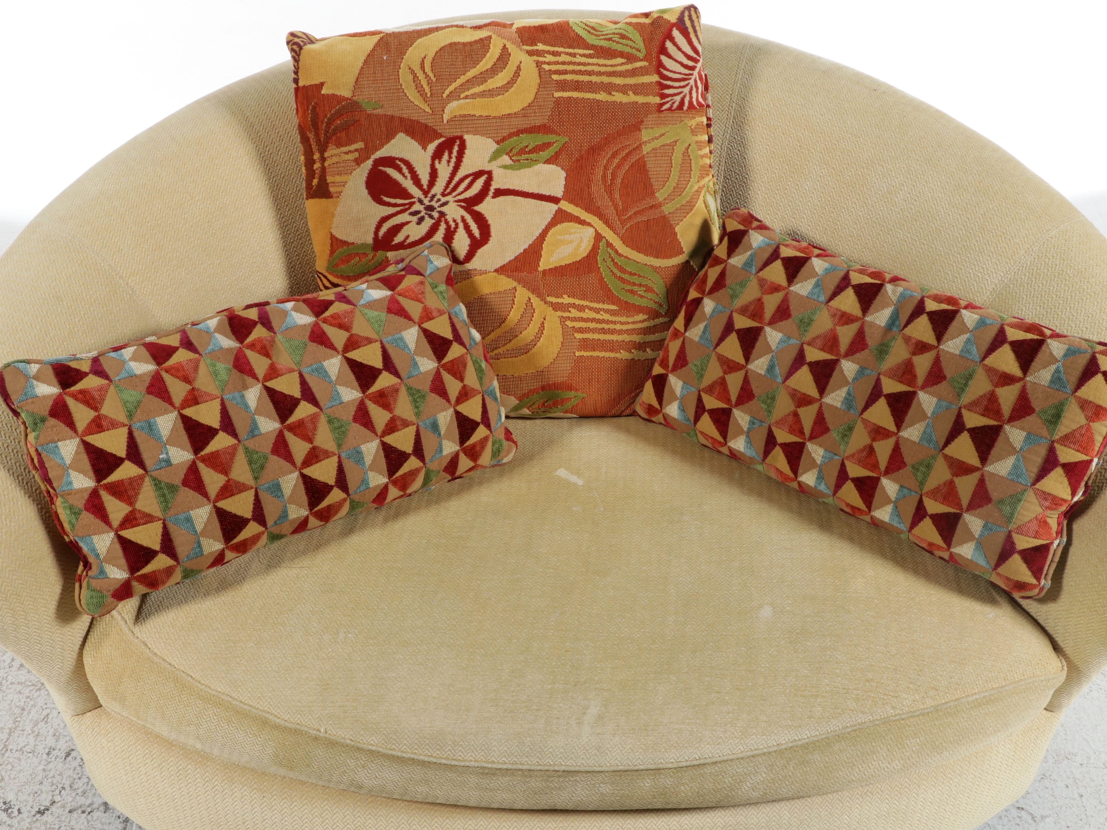 Postmodern Upholstered Loveseat, Late 20th Century to Early 21st Century