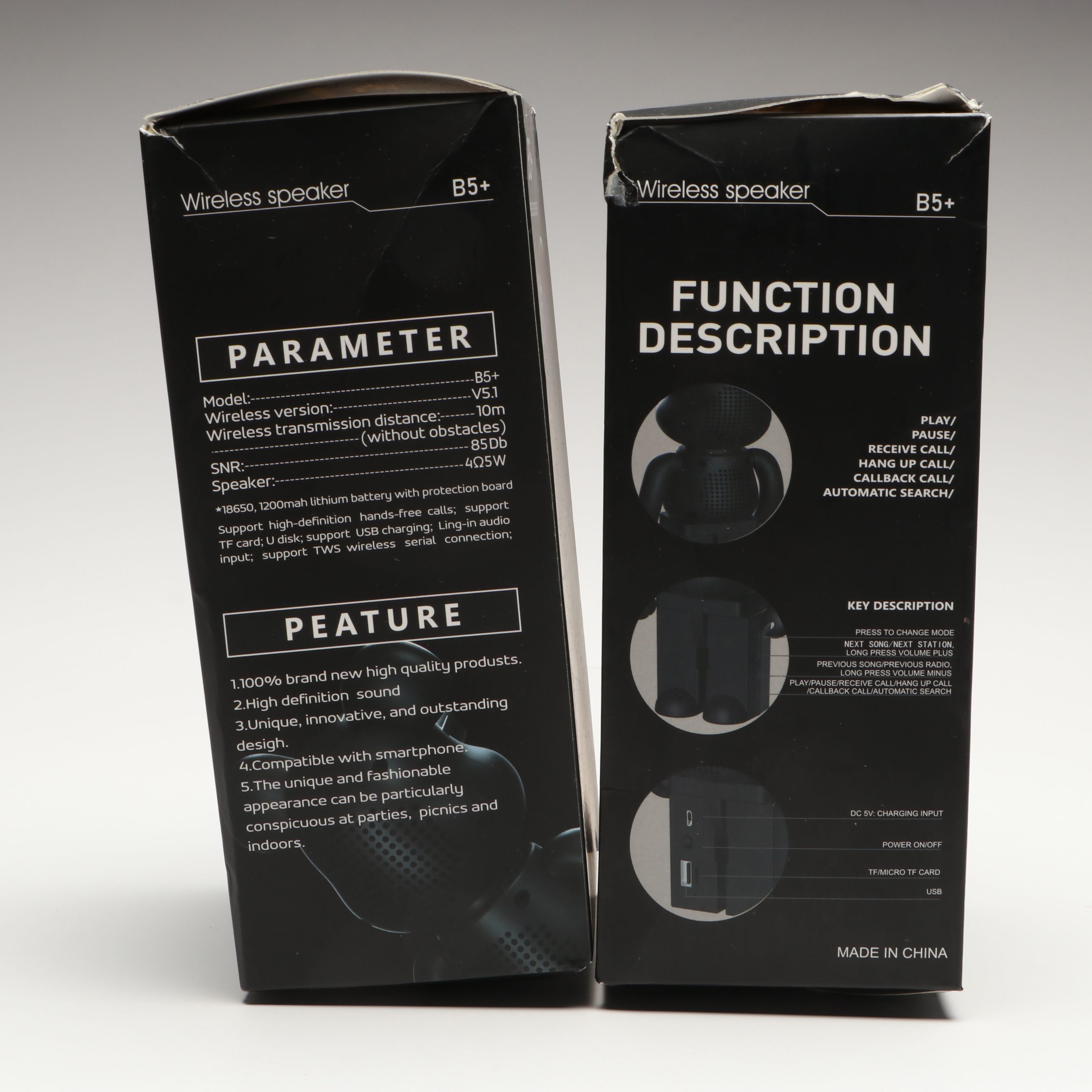 B5+ Wireless Bear Speakers