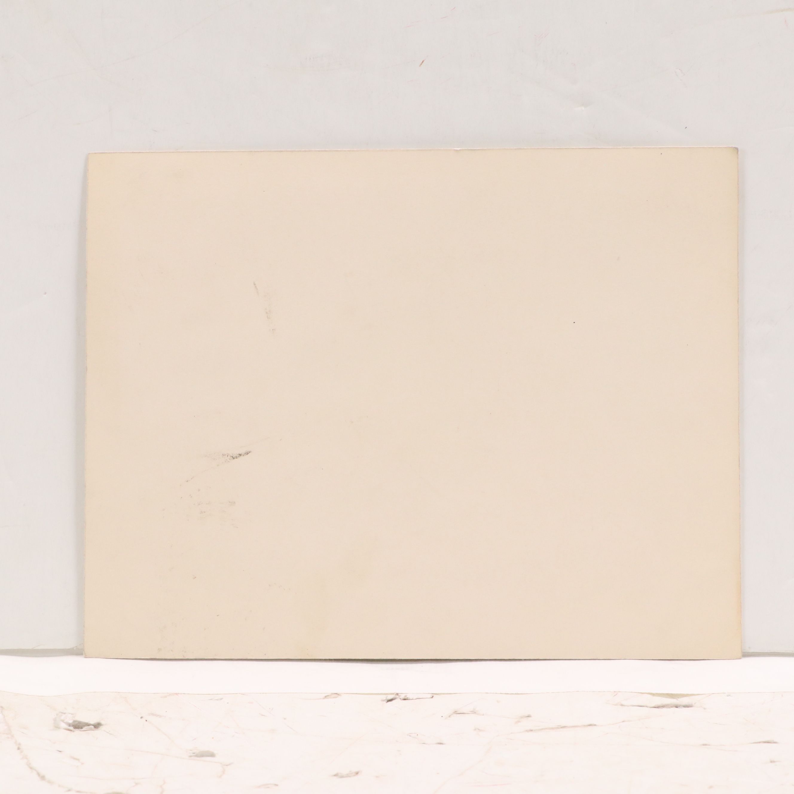 Ink and Watercolor Painting of Street Scene with Chicken, Mid to Late 20th C.