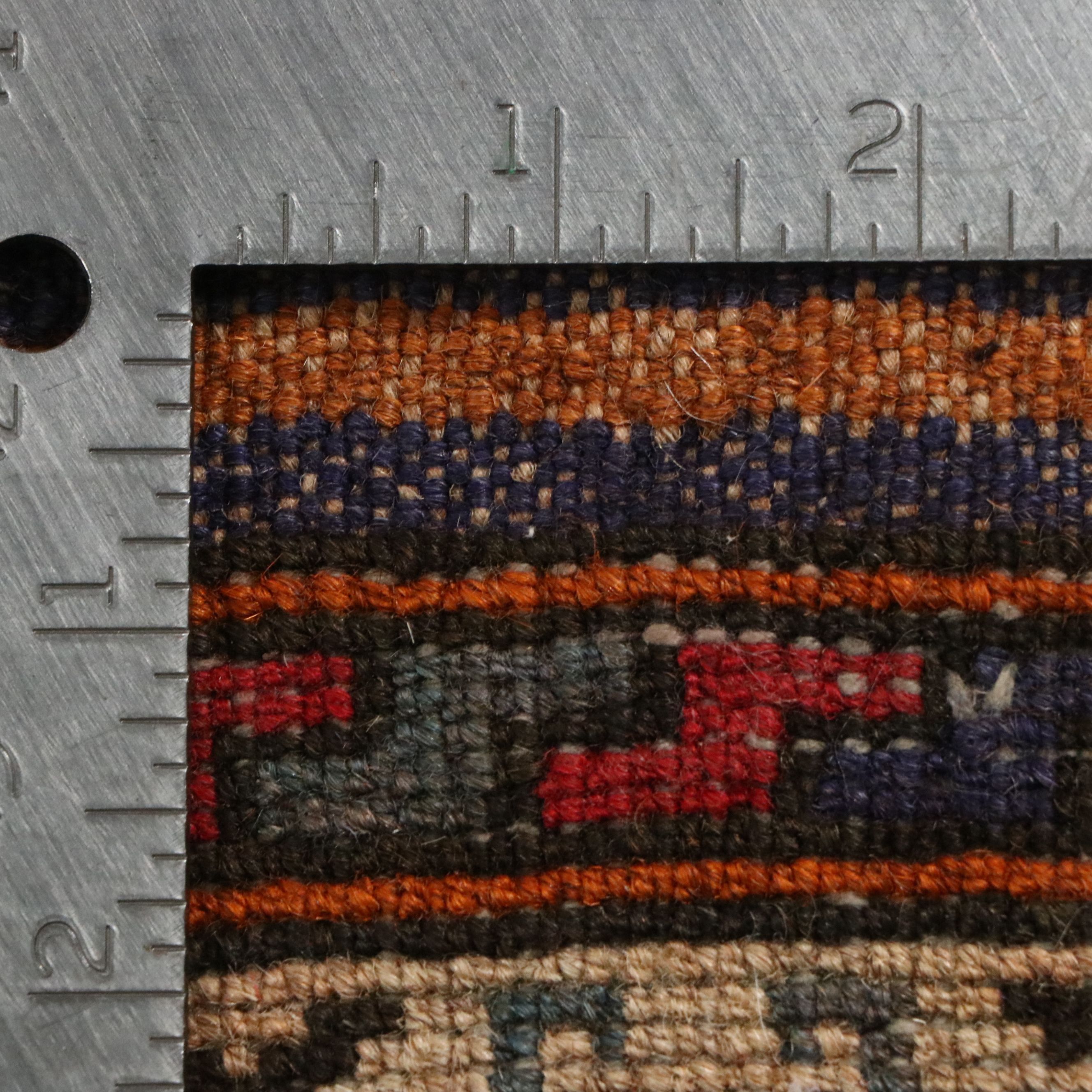 2'11 x 4'7 Hand-Knotted Afghan Baluch Prayer Rug