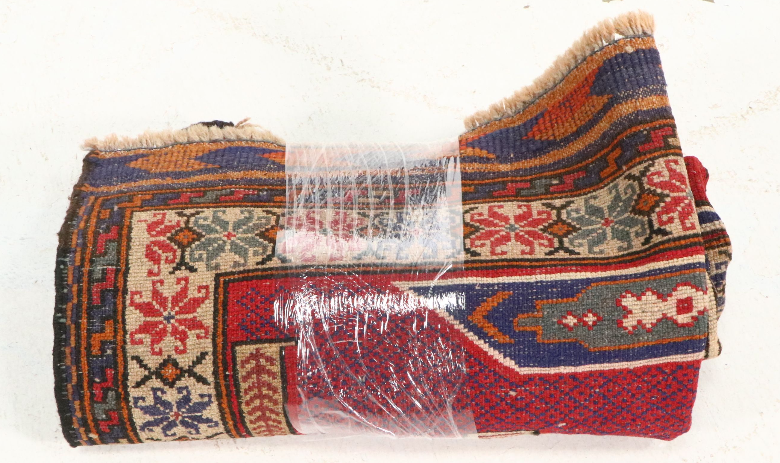 2'11 x 4'7 Hand-Knotted Afghan Baluch Prayer Rug