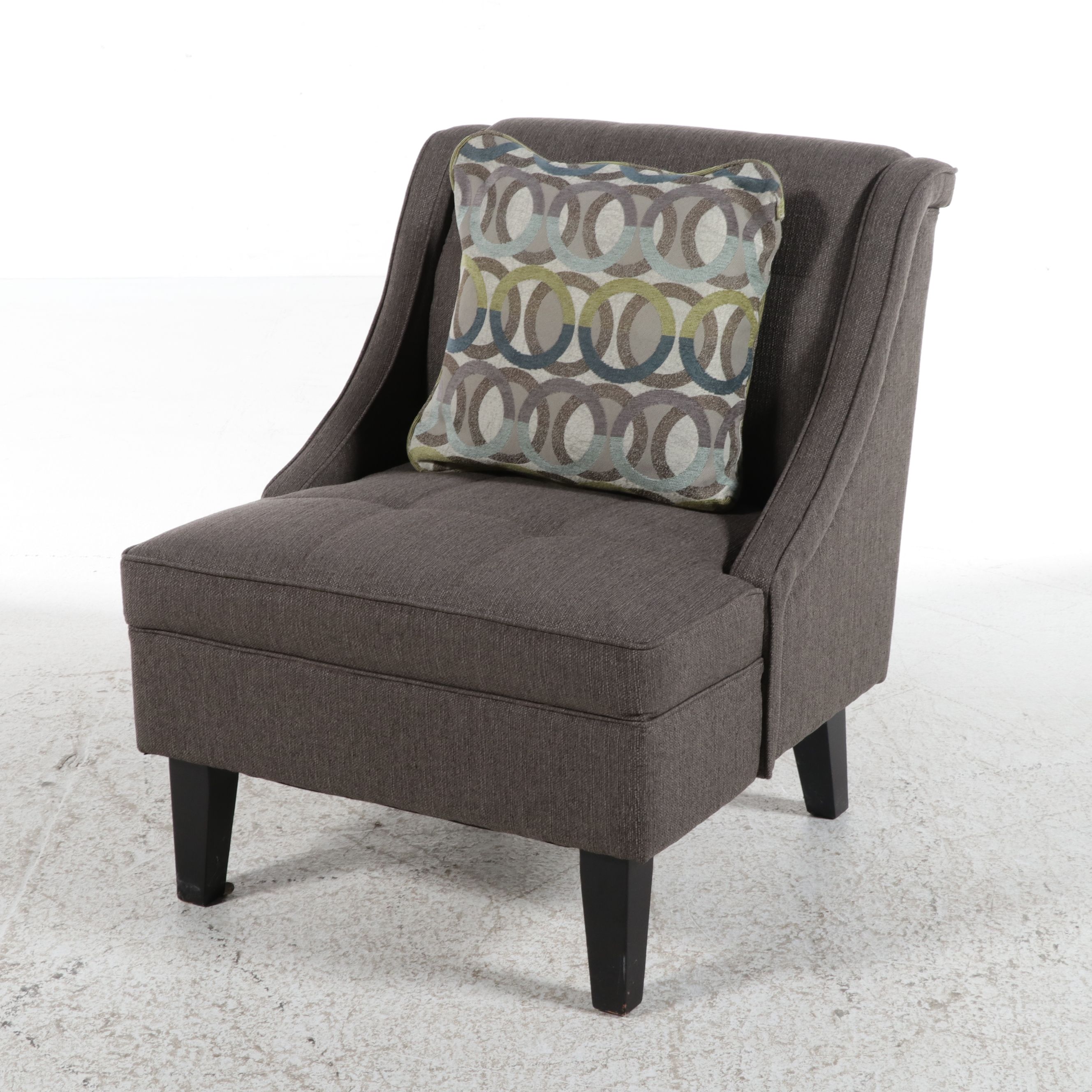 Ashley Furniture "Zeth" Modern Tufted Slipper Chair, 2016