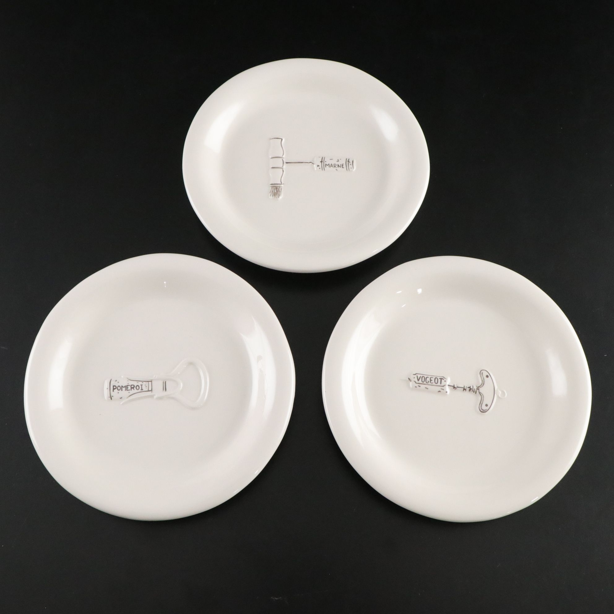 Williams-Sonoma Toscane Appetizer Plates with Pfaltzgraff Platter and More