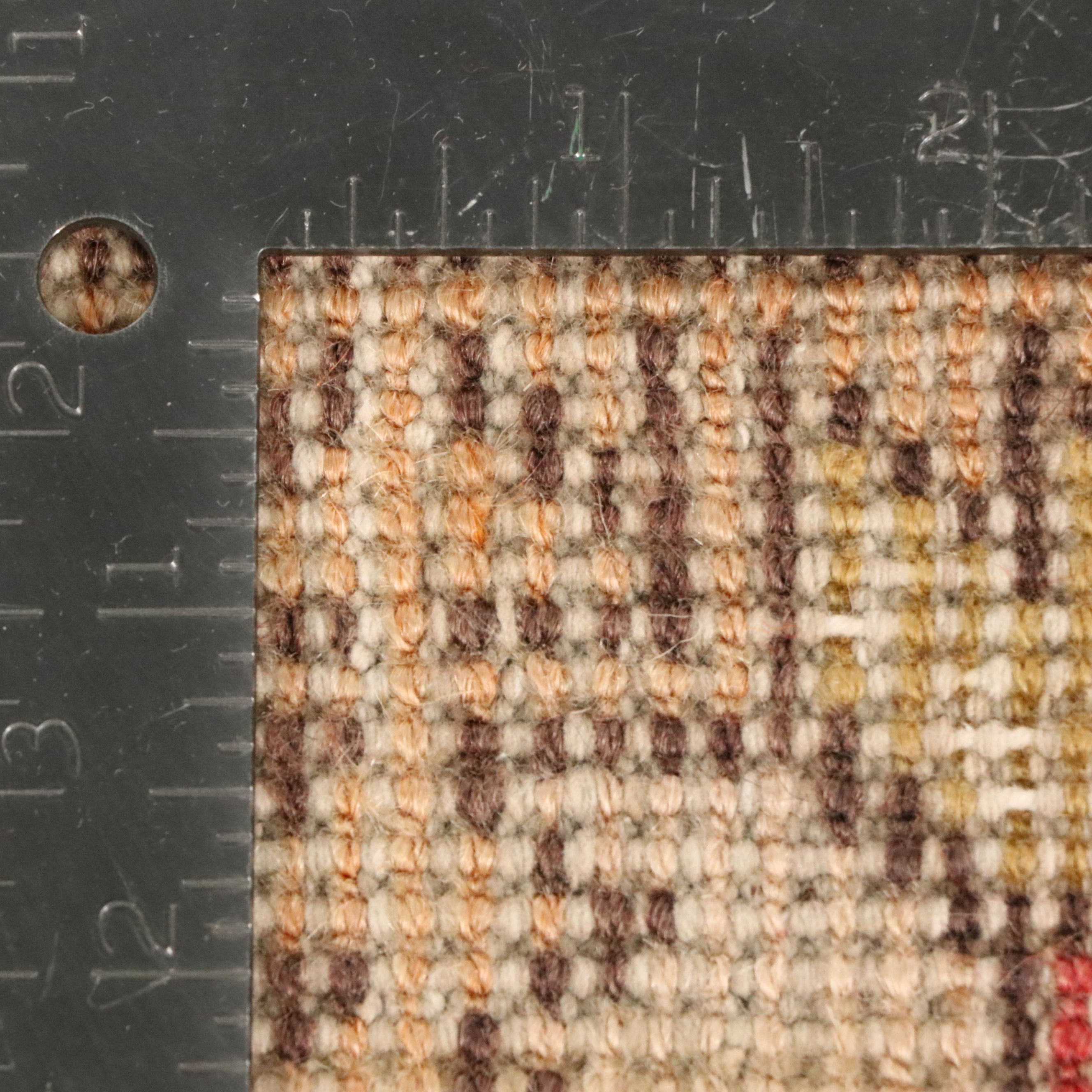 4'4 x 7'7 Hand-Knotted Turkish Anatolian Area Rug