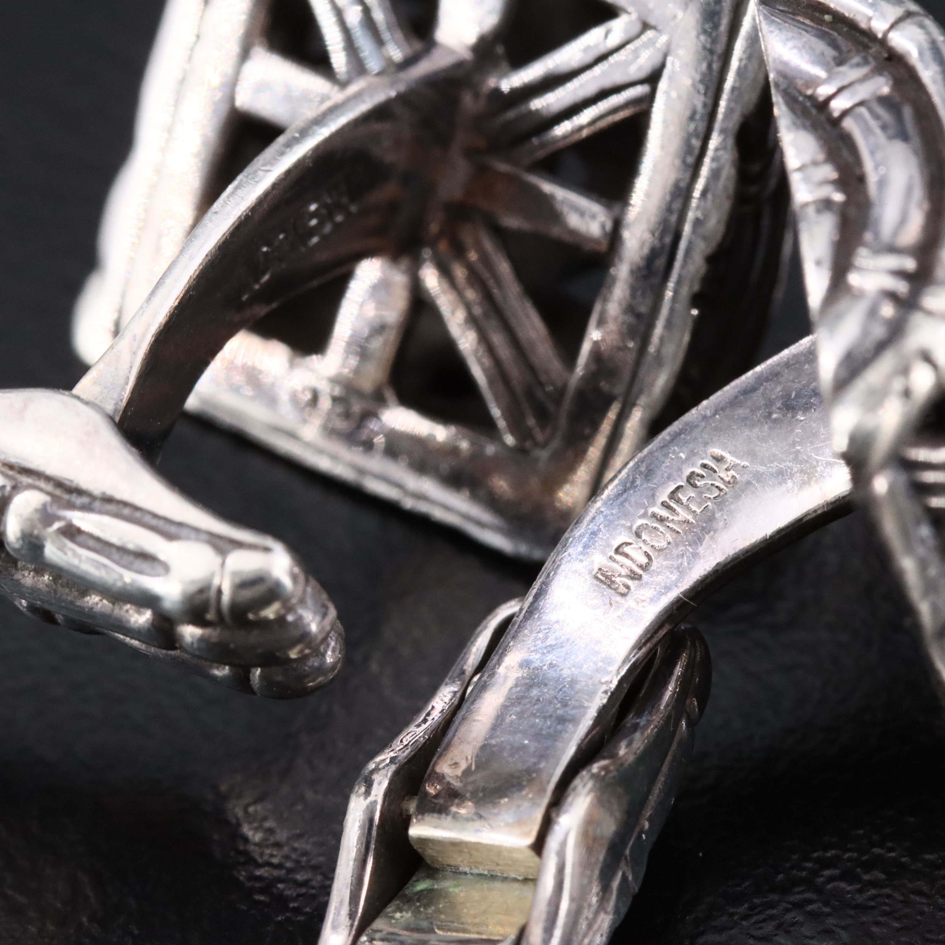 John Hardy Bamboo Sterling Square Cufflinks