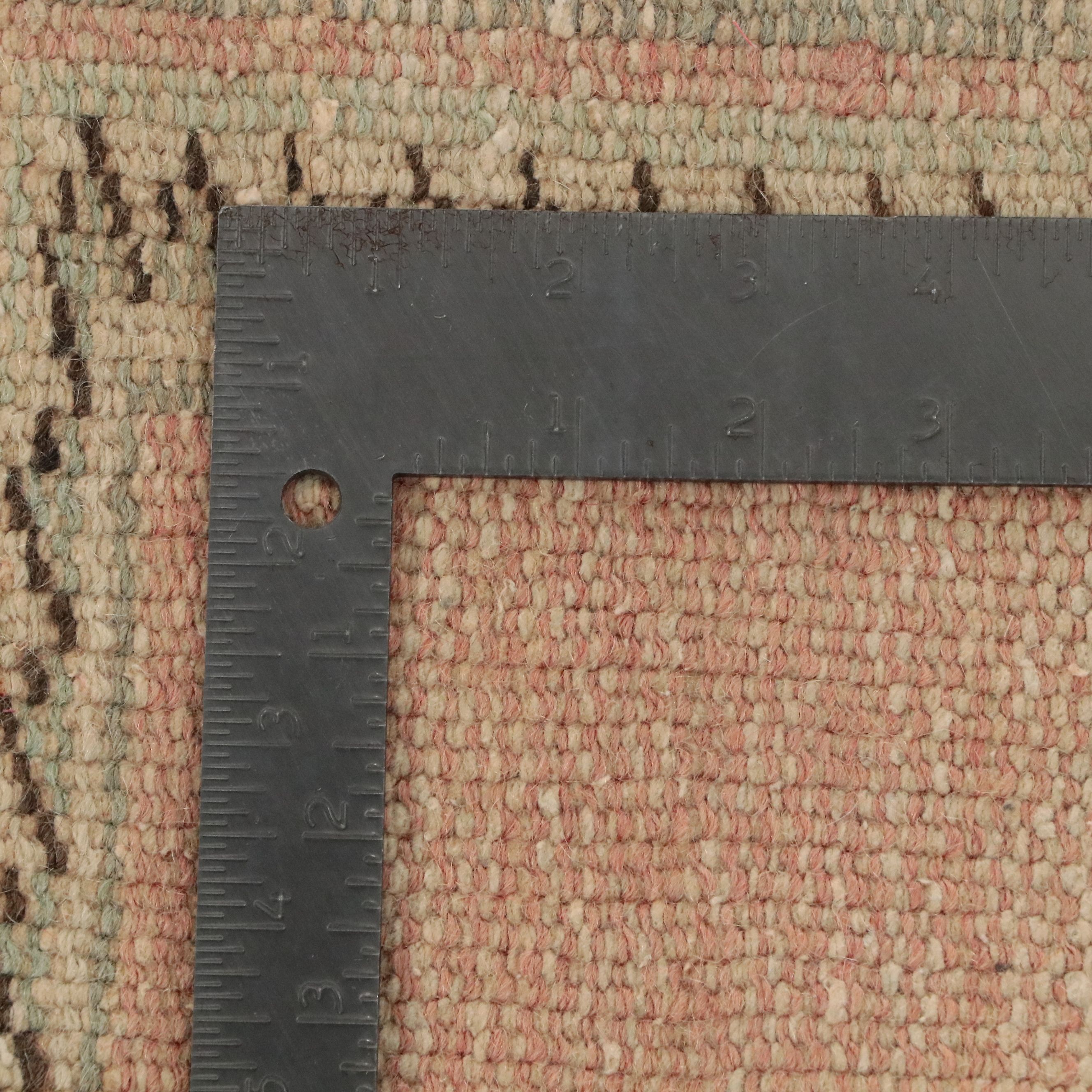 4'4 x 11'10 Hand-Knotted Turkish Anatolian Oushak Long Rug