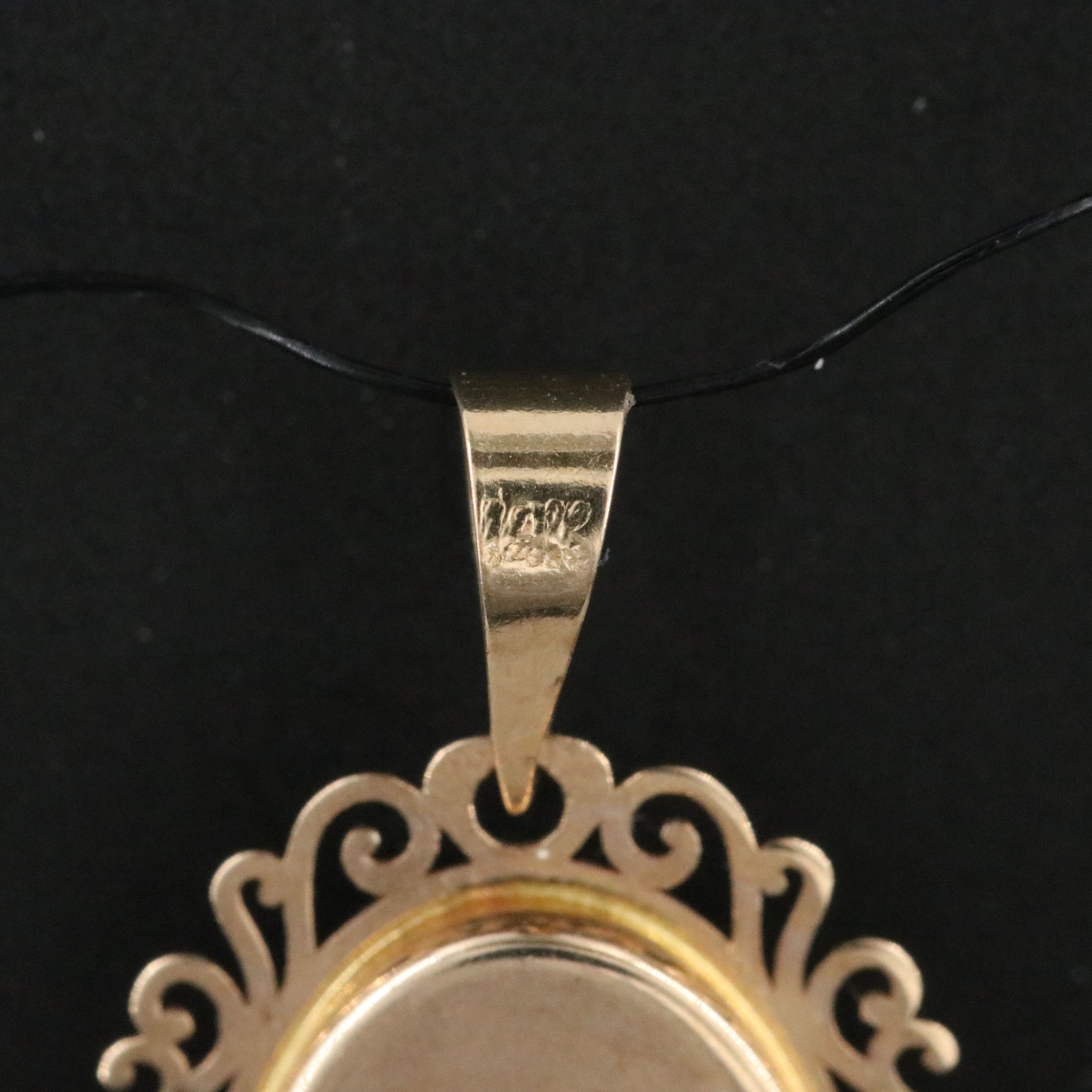 14K Our Lady of Guadalupe Pendant