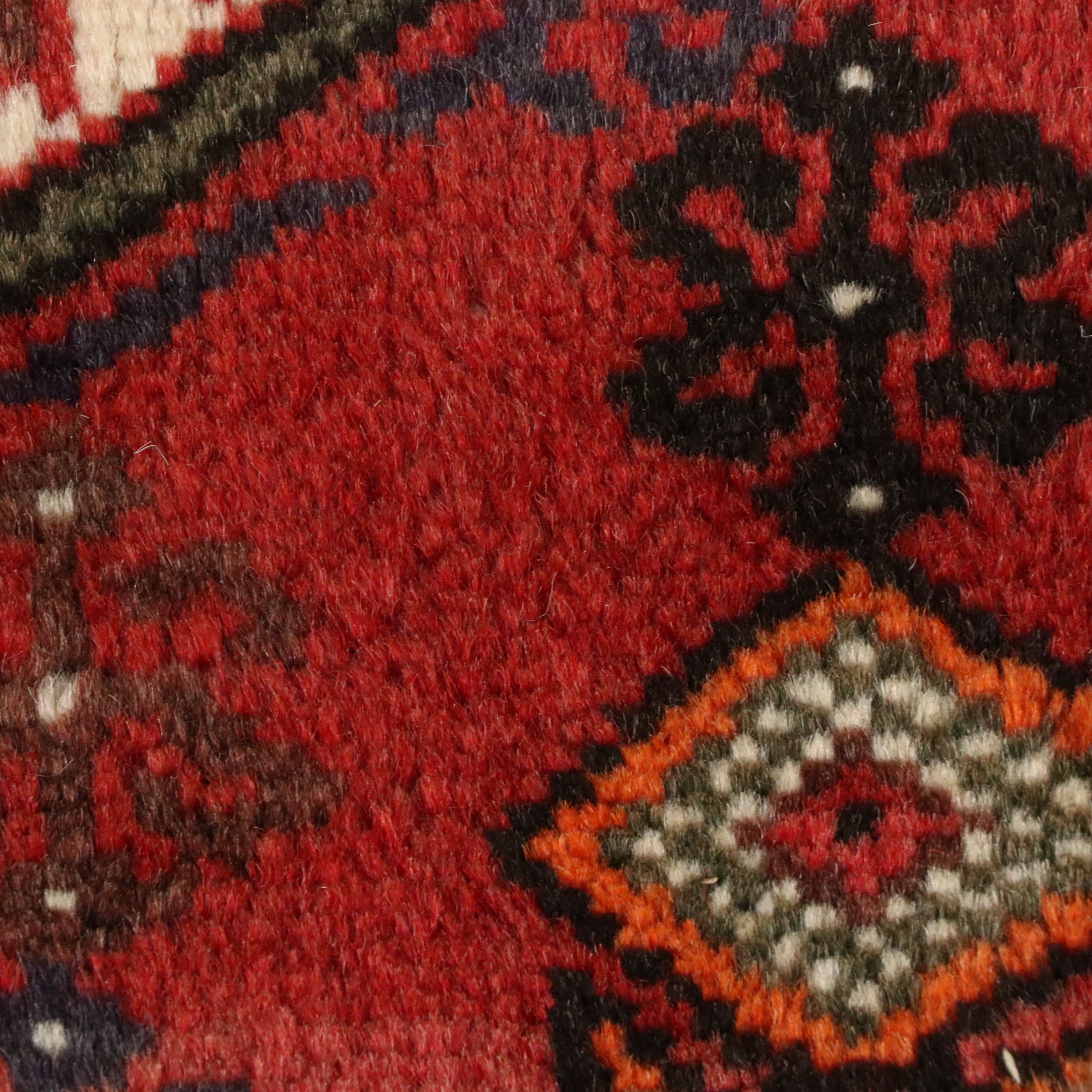 4'3 x 6'6 Hand-Knotted Persian Hamadan Area Rug