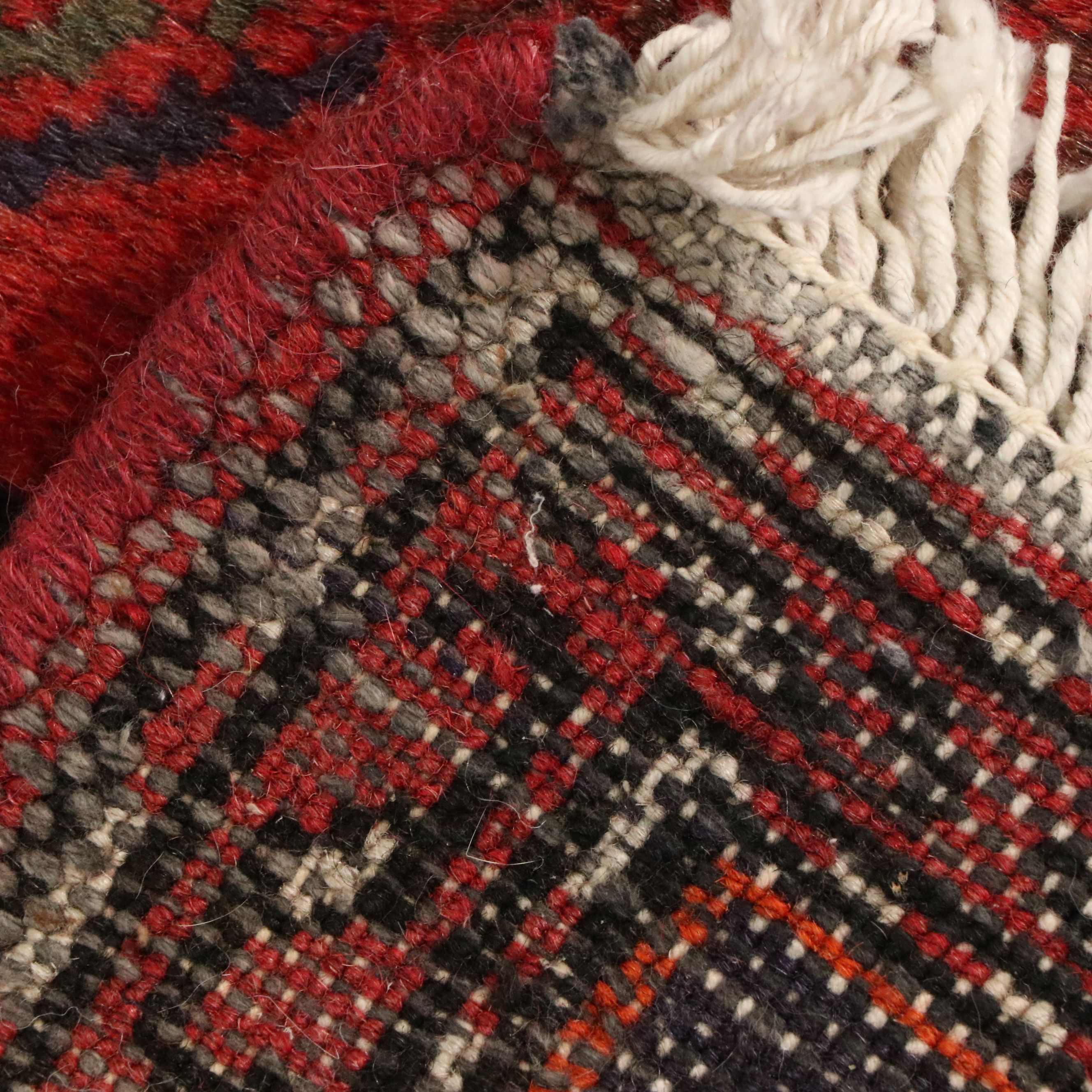 4'3 x 6'6 Hand-Knotted Persian Hamadan Area Rug