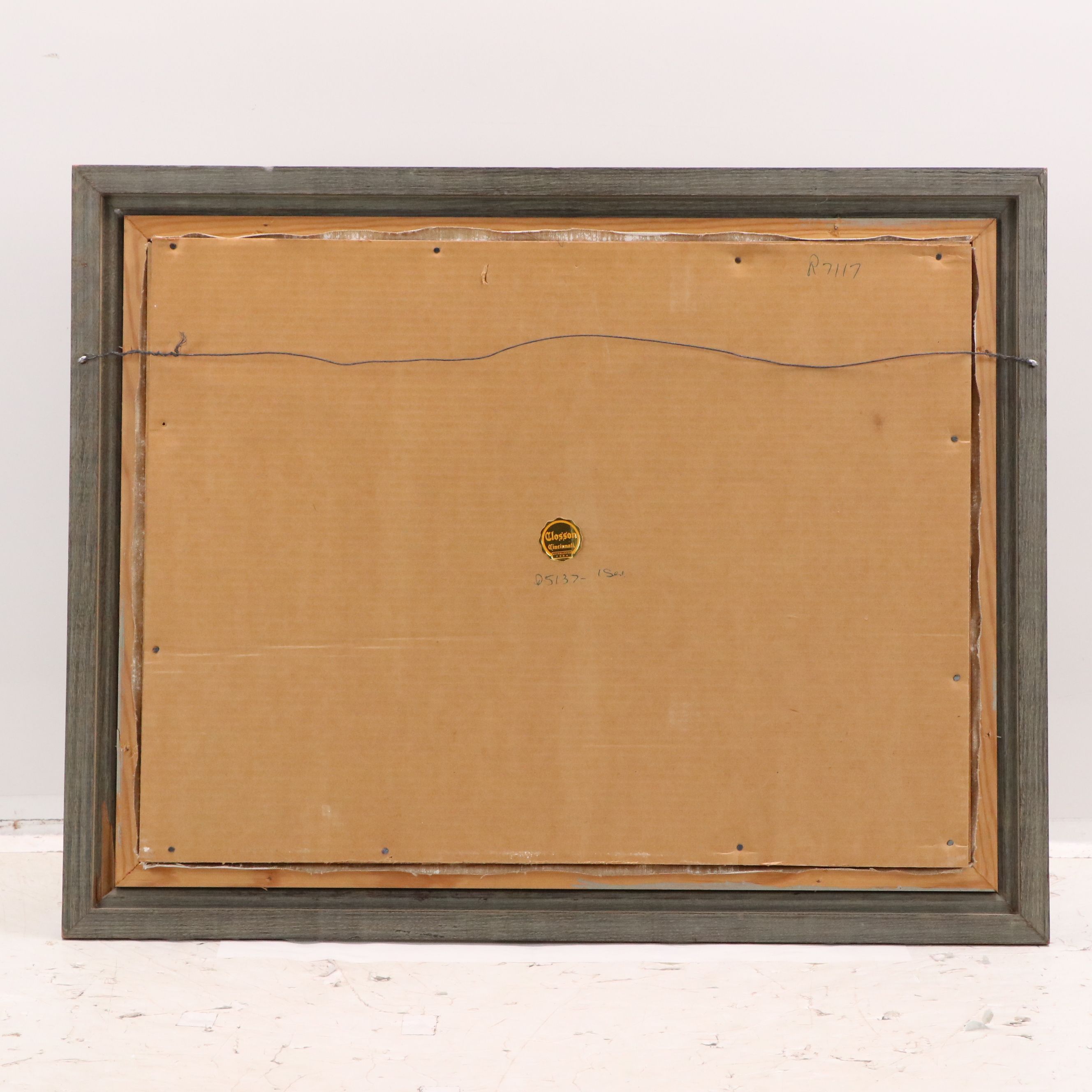 Oil Painting of Farm Landscape, Late 20th to Early 21st Century