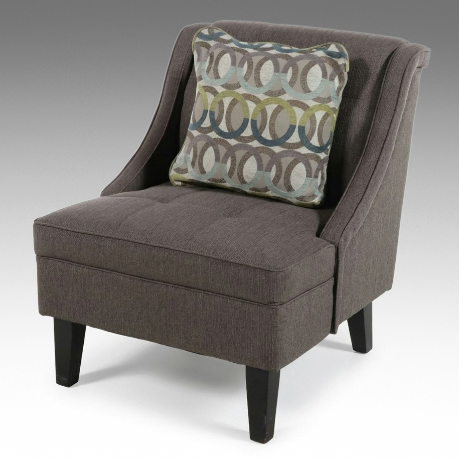 Ashley Furniture "Zeth" Modern Tufted Slipper Chair, 2016