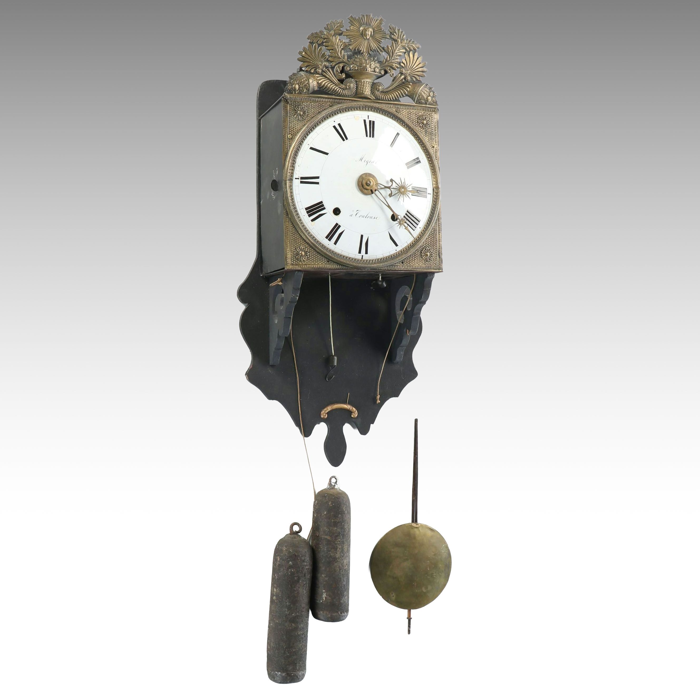 Migear à Toulouse French Comtoise Wall Clock