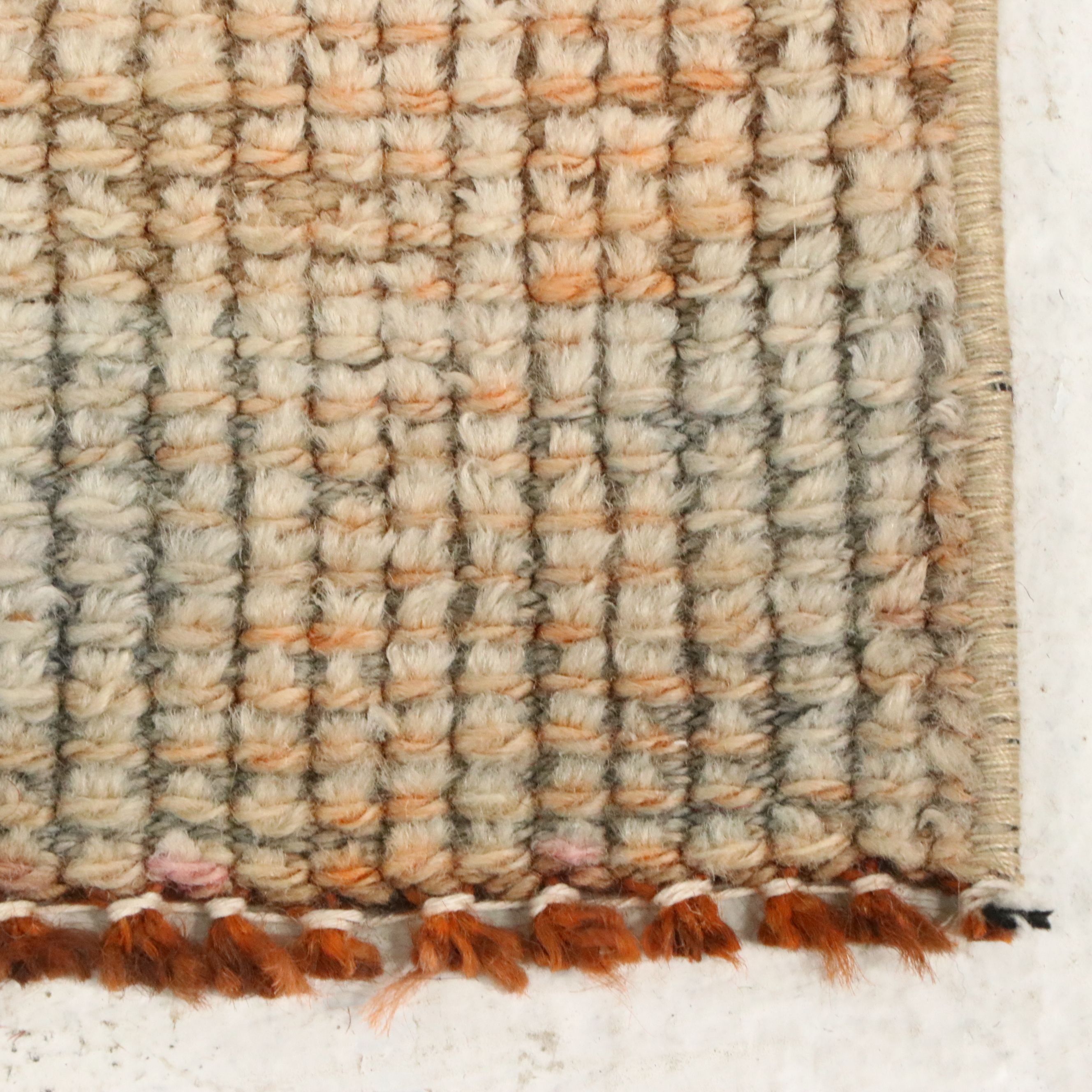 2'6 x 11'9 Hand-Knotted Turkish Village Carpet Runner