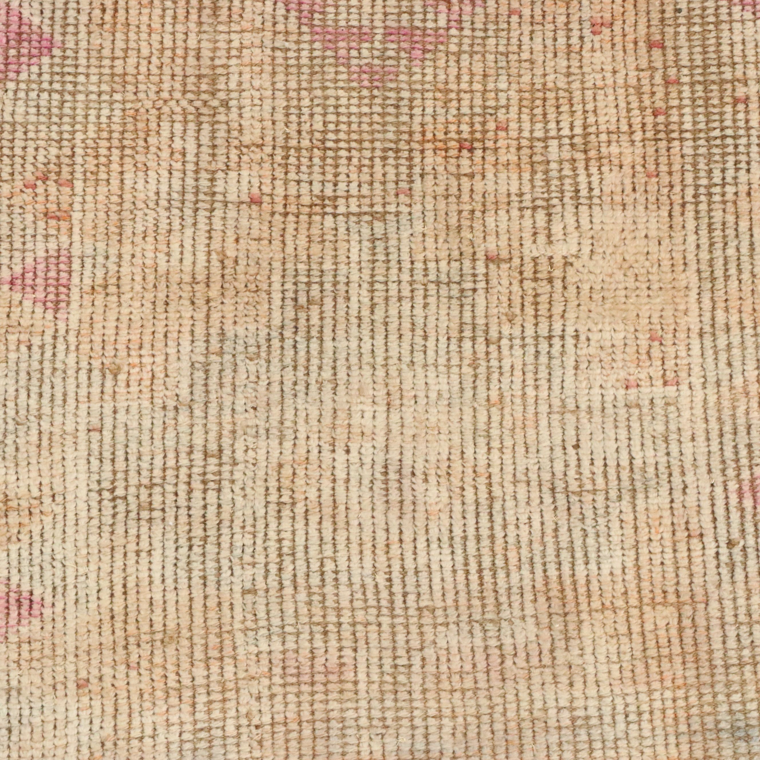 2'6 x 11'9 Hand-Knotted Turkish Village Carpet Runner