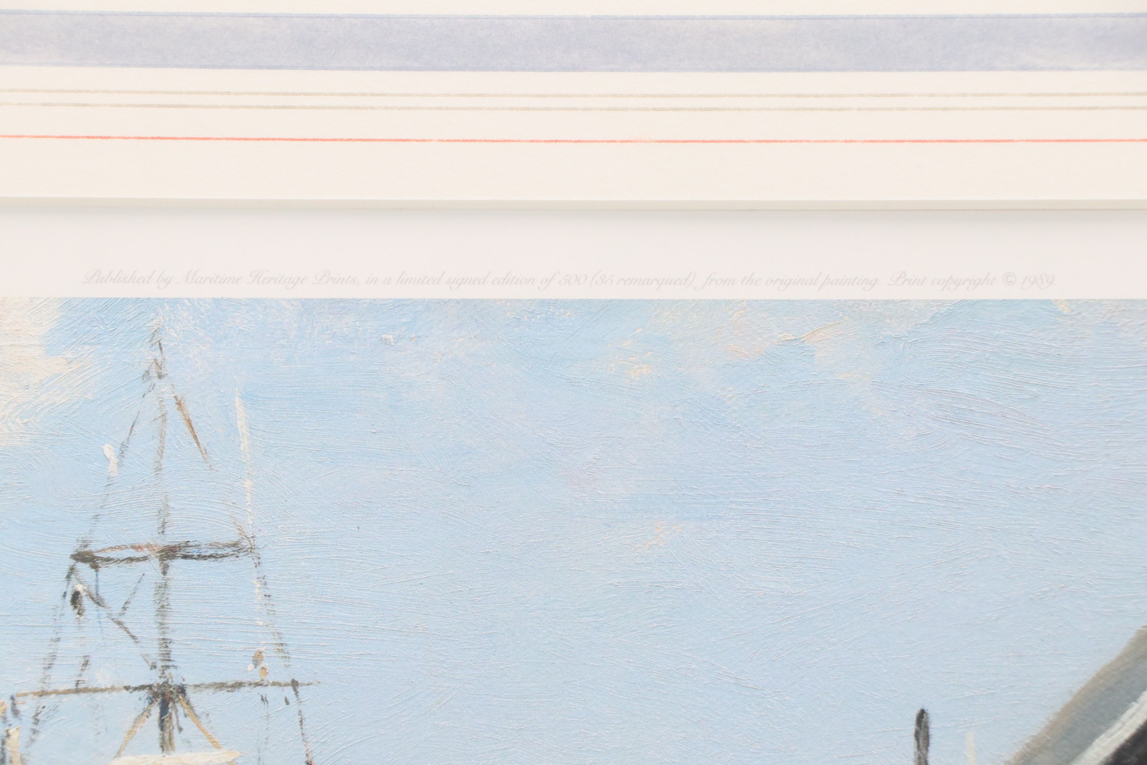 John Stobart Offset Lithograph "Menemsha Creek, Martha's Vineyard," 1989