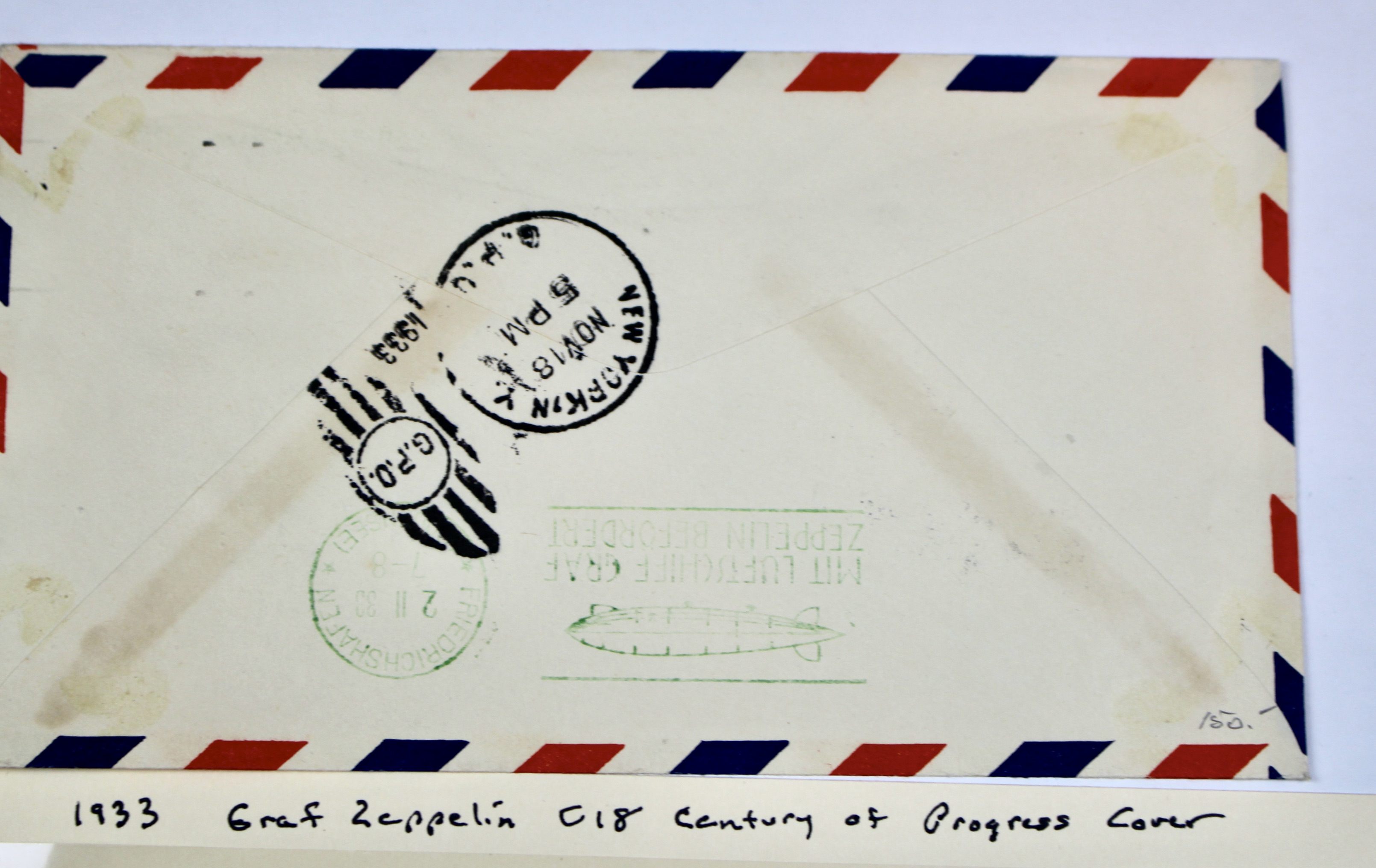 1933 Graf Zeppelin "Century of Progress" Postal Cover