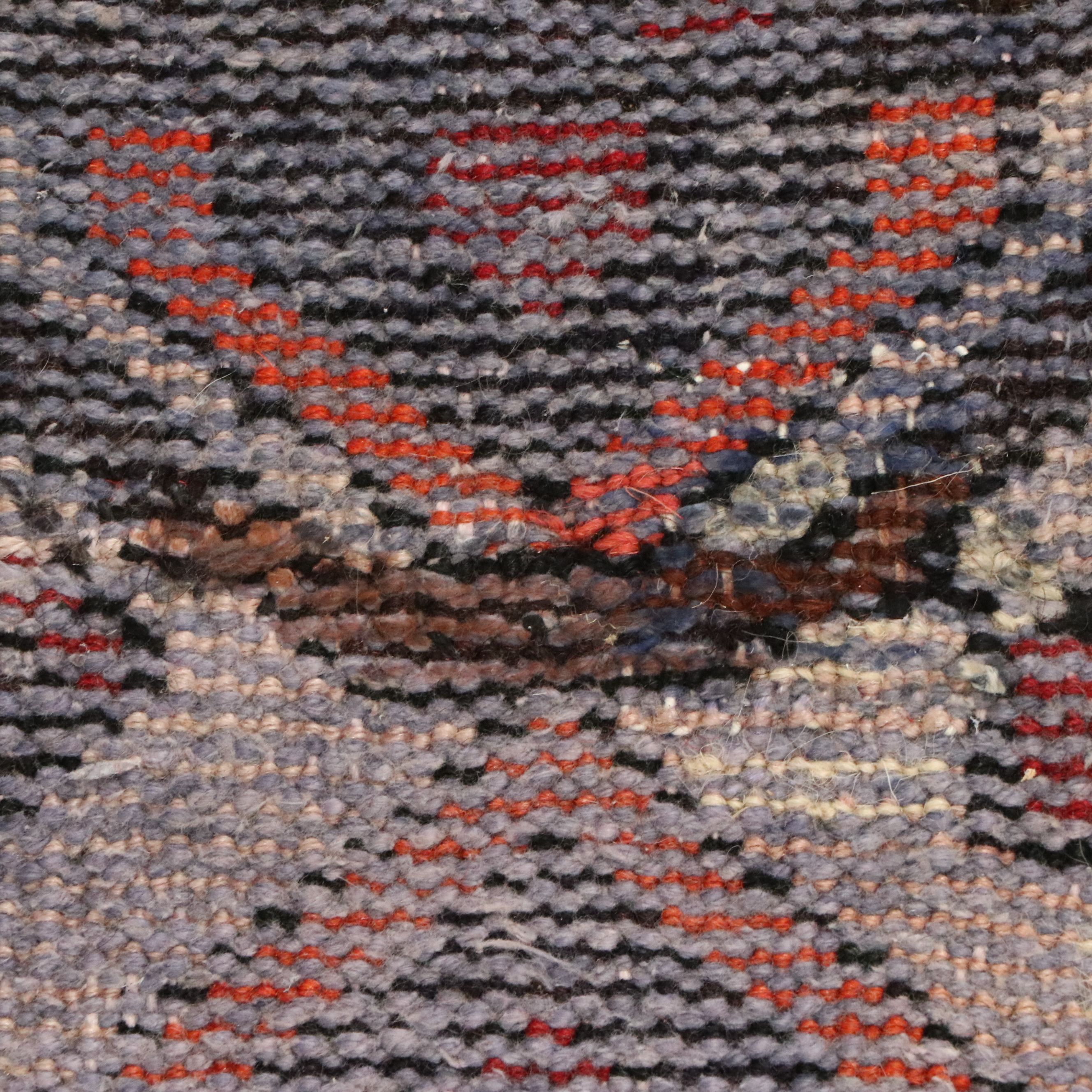 7'2 x 10'5 Hand-Knotted Persian Heriz Area Rug