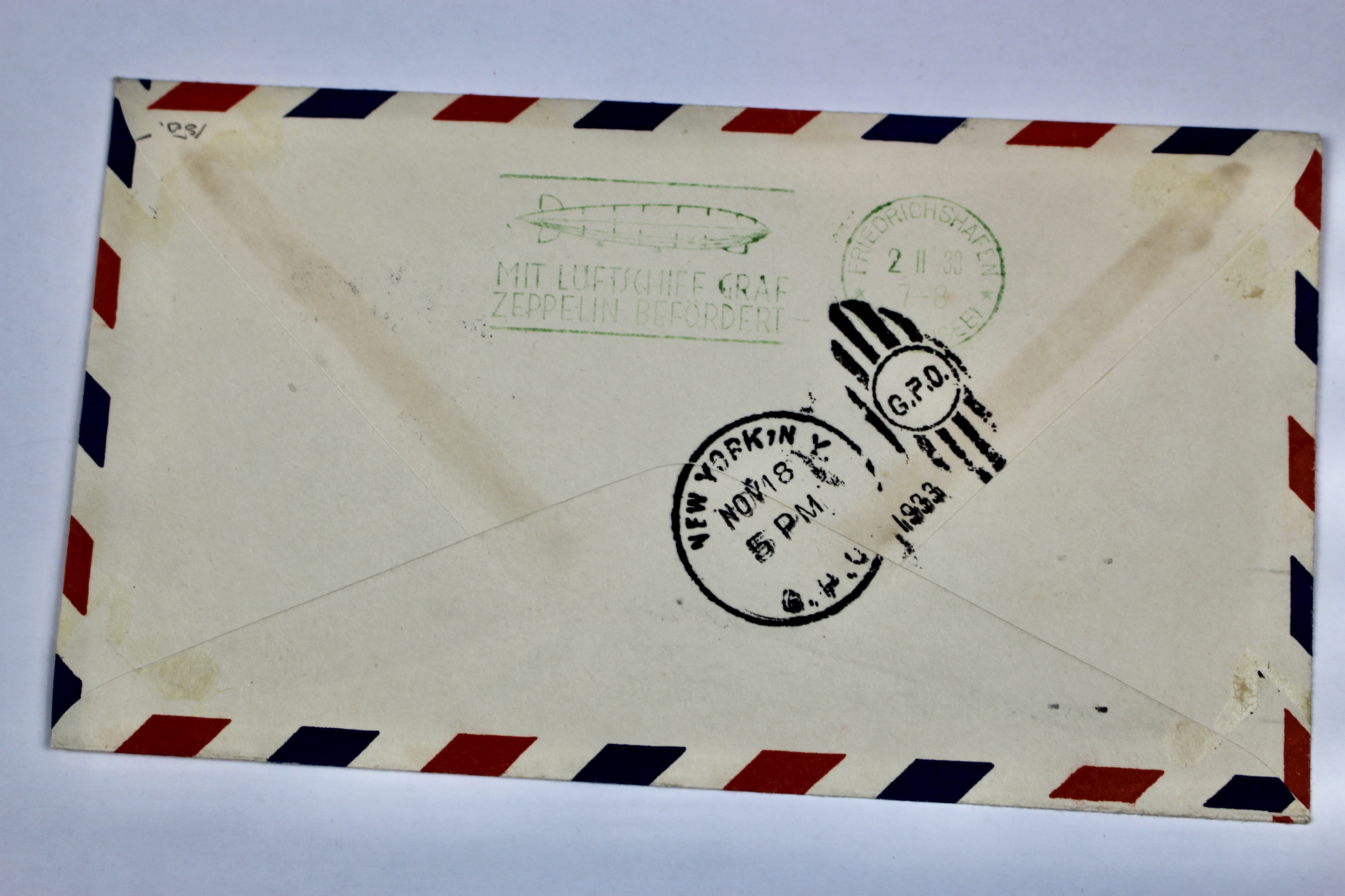1933 Graf Zeppelin "Century of Progress" Postal Cover