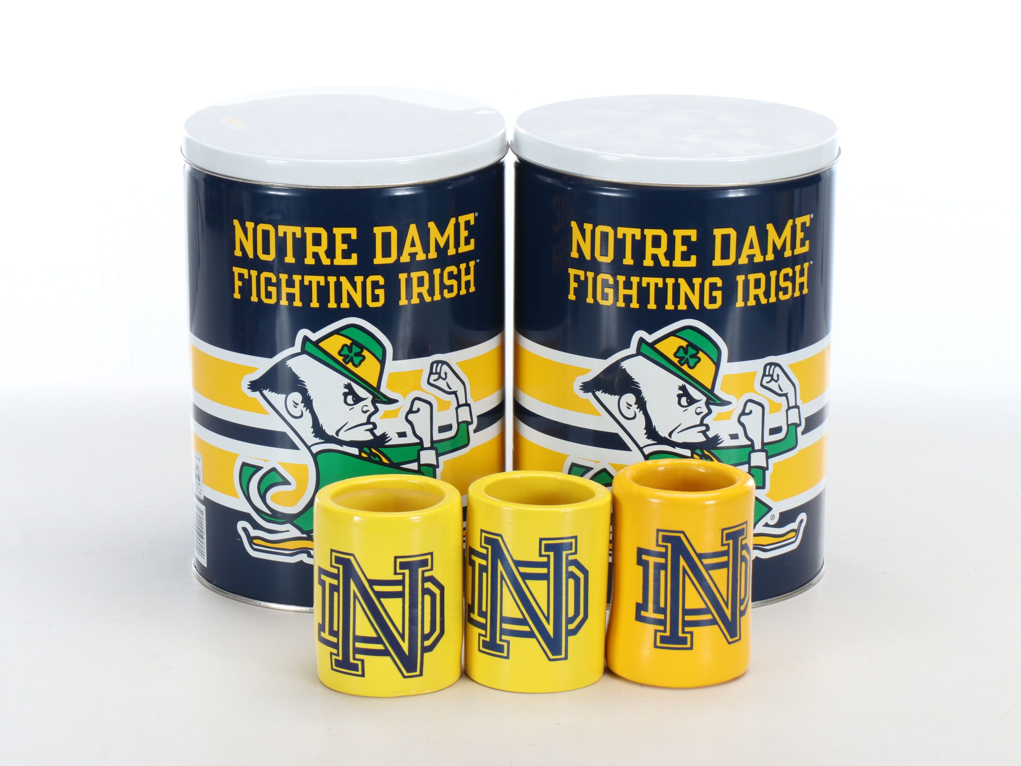 Collection of University of Notre Dame Memorabilia, Including Signed Football