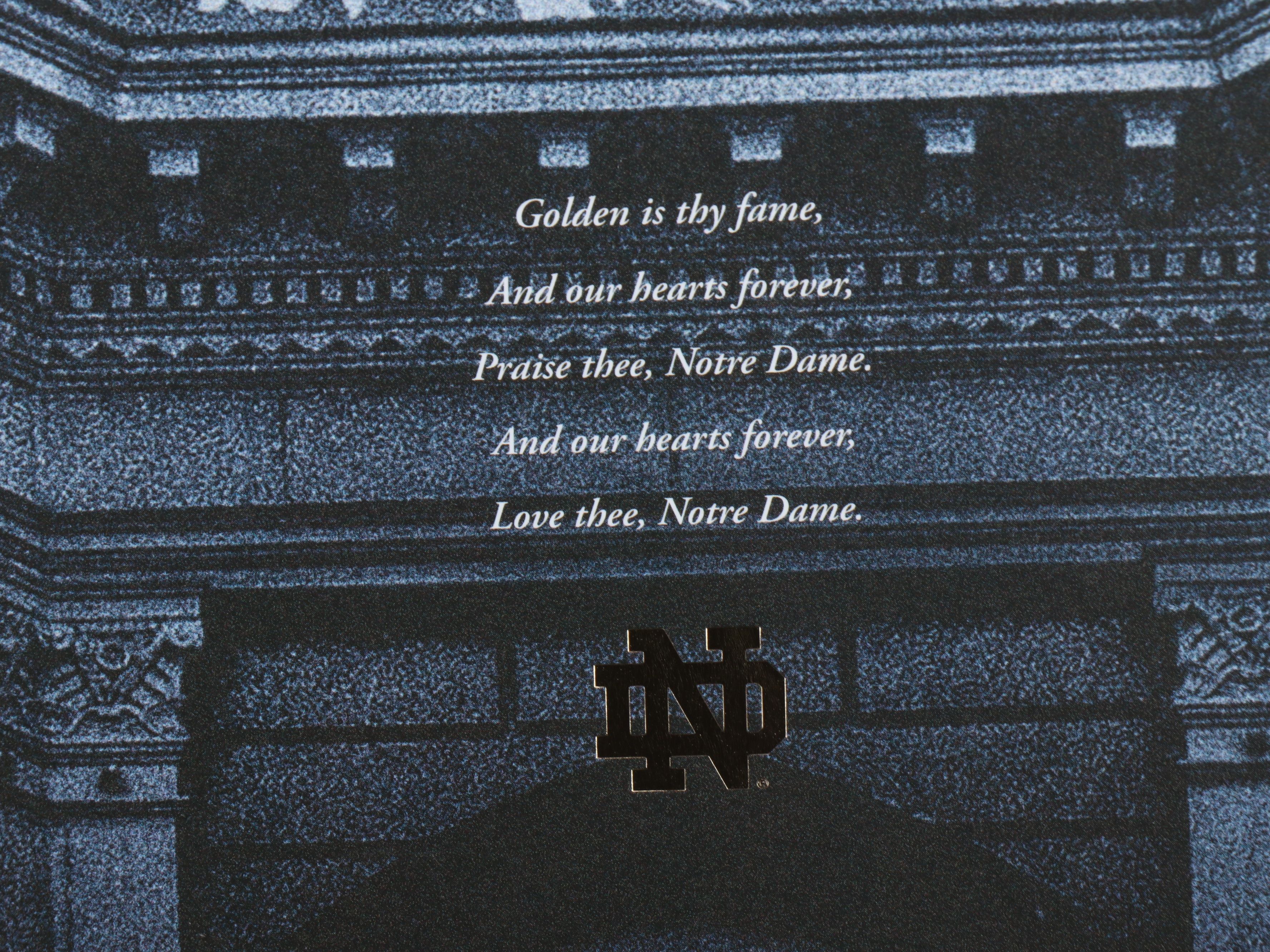 Collection of University of Notre Dame Memorabilia, Including Signed Football