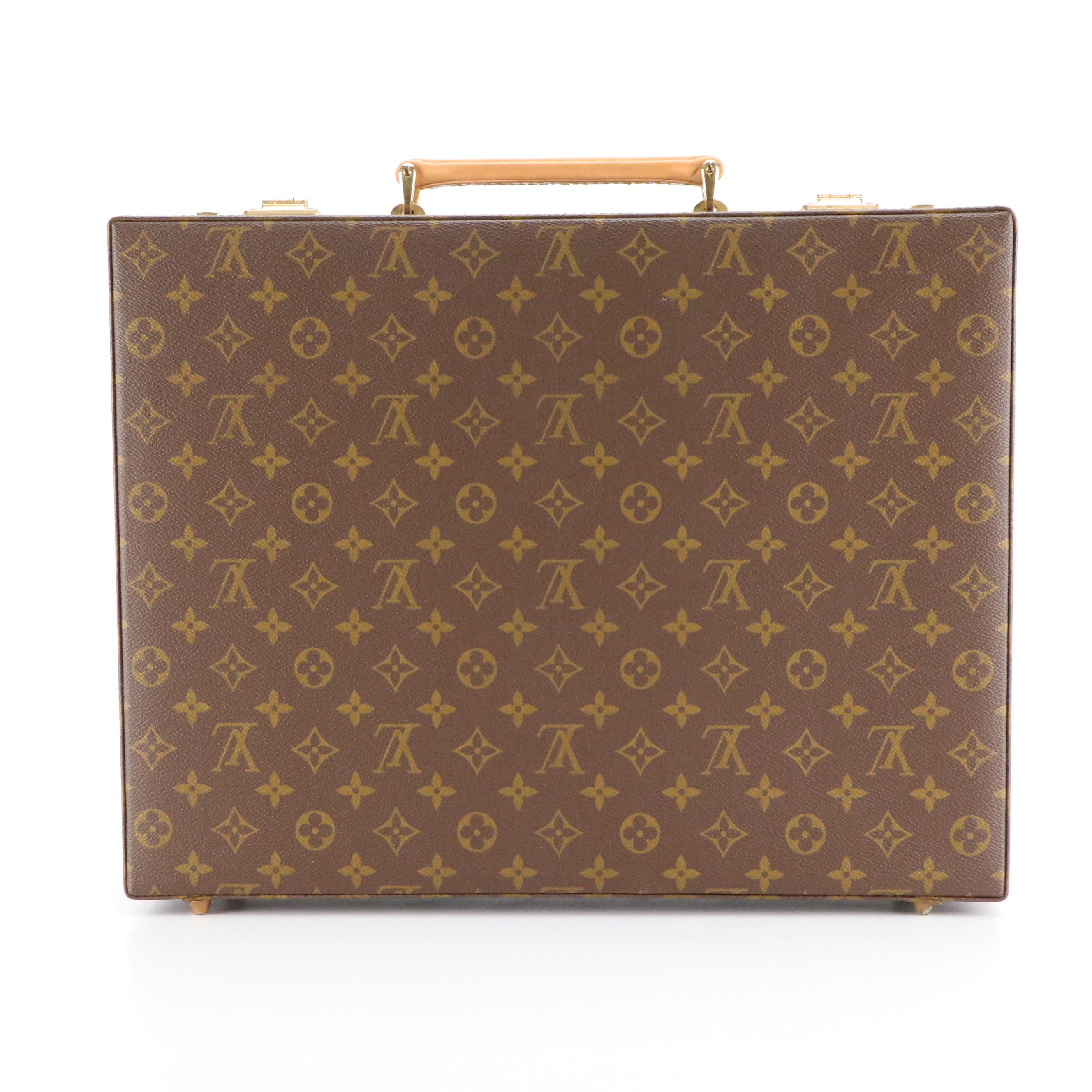 Louis Vuitton Président Classeur Briefcase in Monogram Canvas, circa 1980