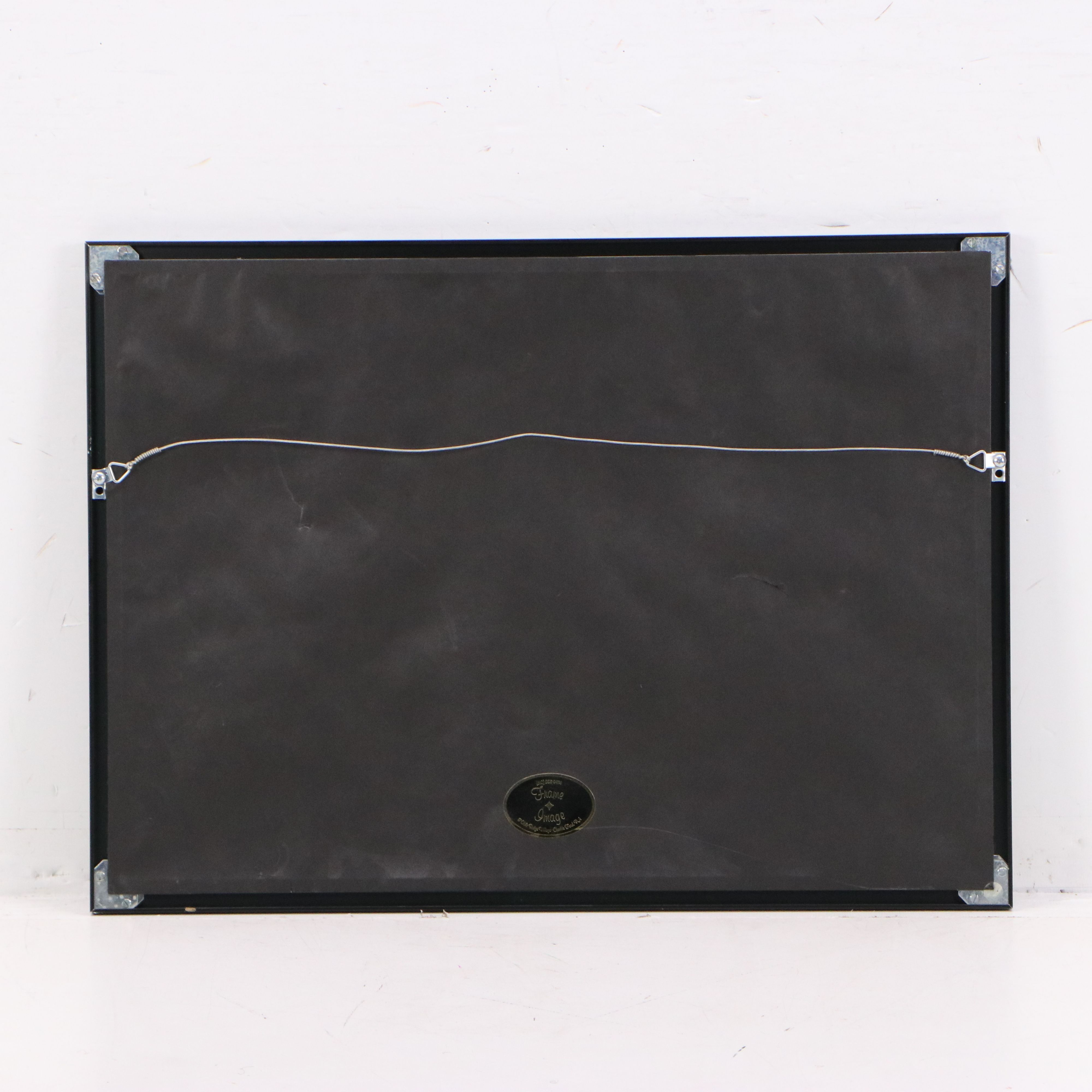 Chinese Sumi-e Ink Wash Painting of Two Sparrows Perched on Branch