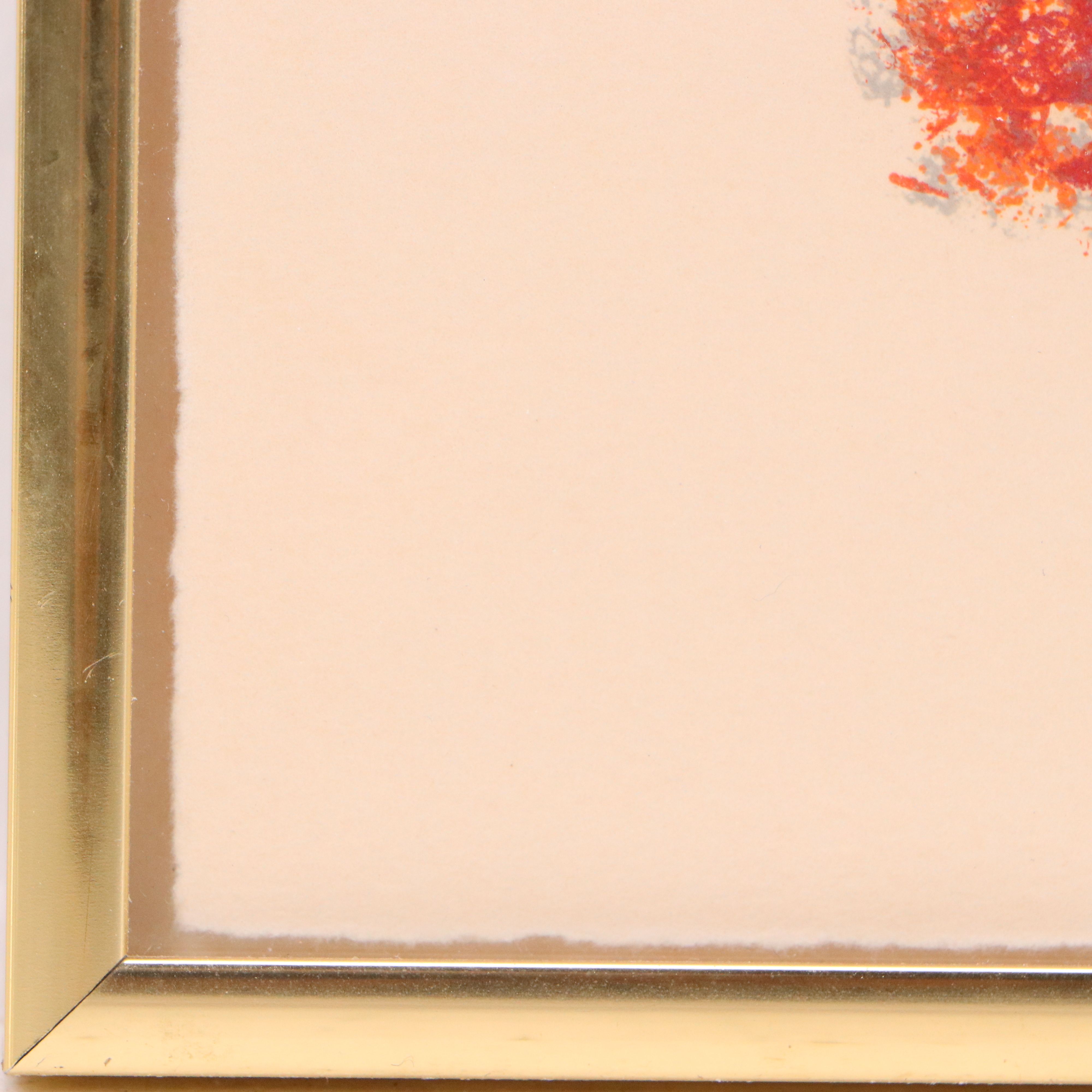 Theo Tobiasse Lithograph "Paris est une ville san mémoire"